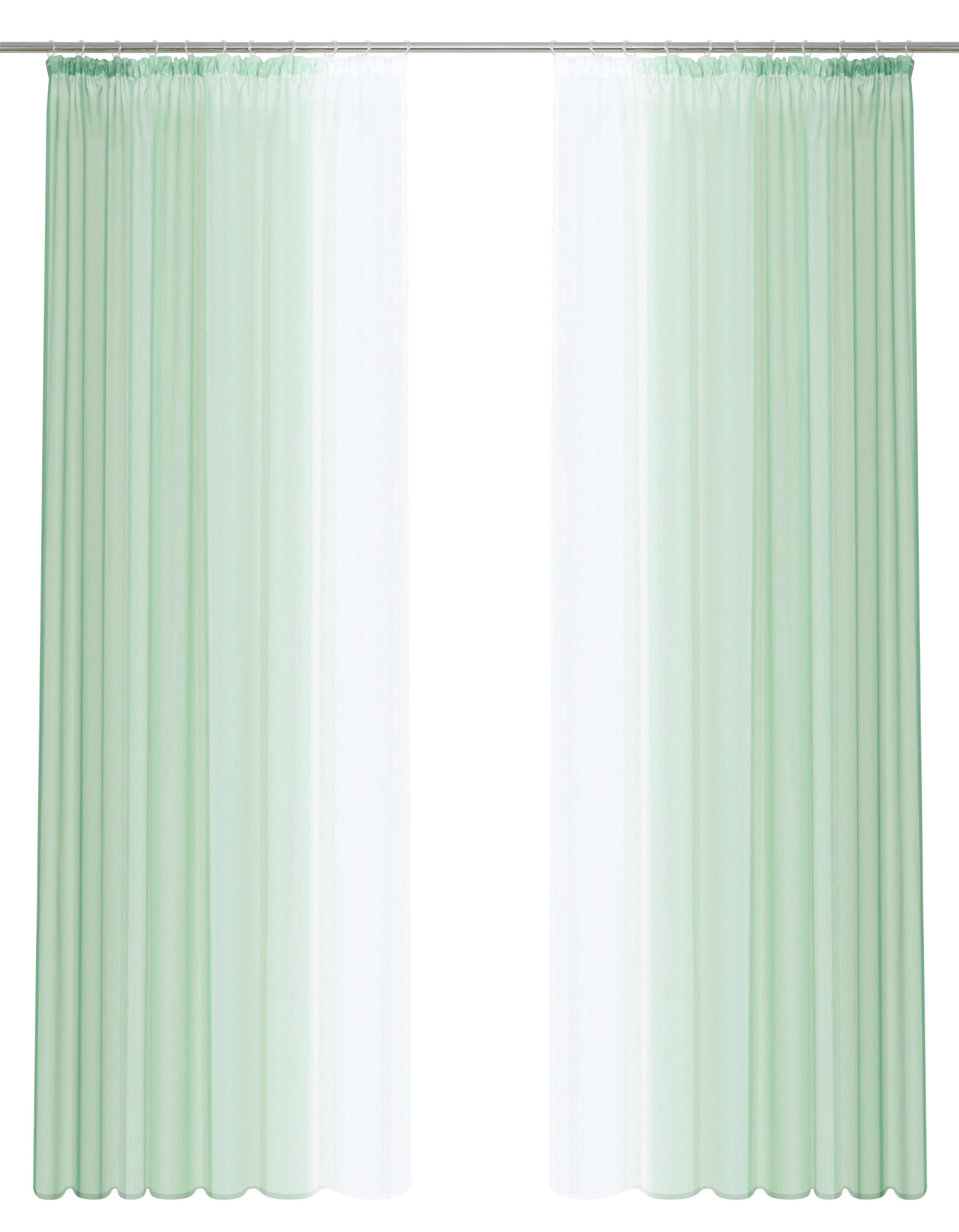 OTTO home Gardine Nivva (2 St), Kräuselband, transparent, Transparent, Kräuselband, Pflegeleicht, 2er Set