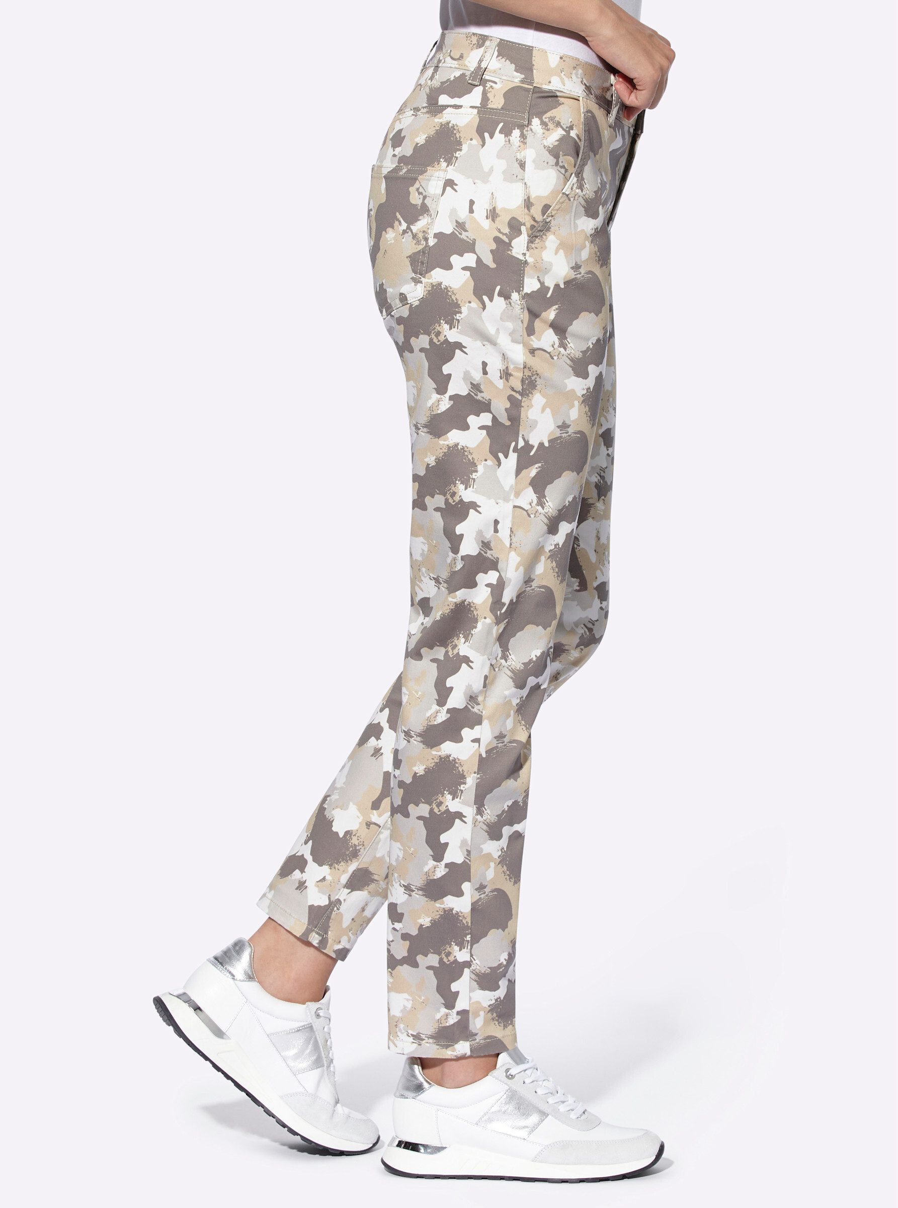 heine Jerseyhose Cargohose Innenbeinlänge ca. 71 günstig online kaufen