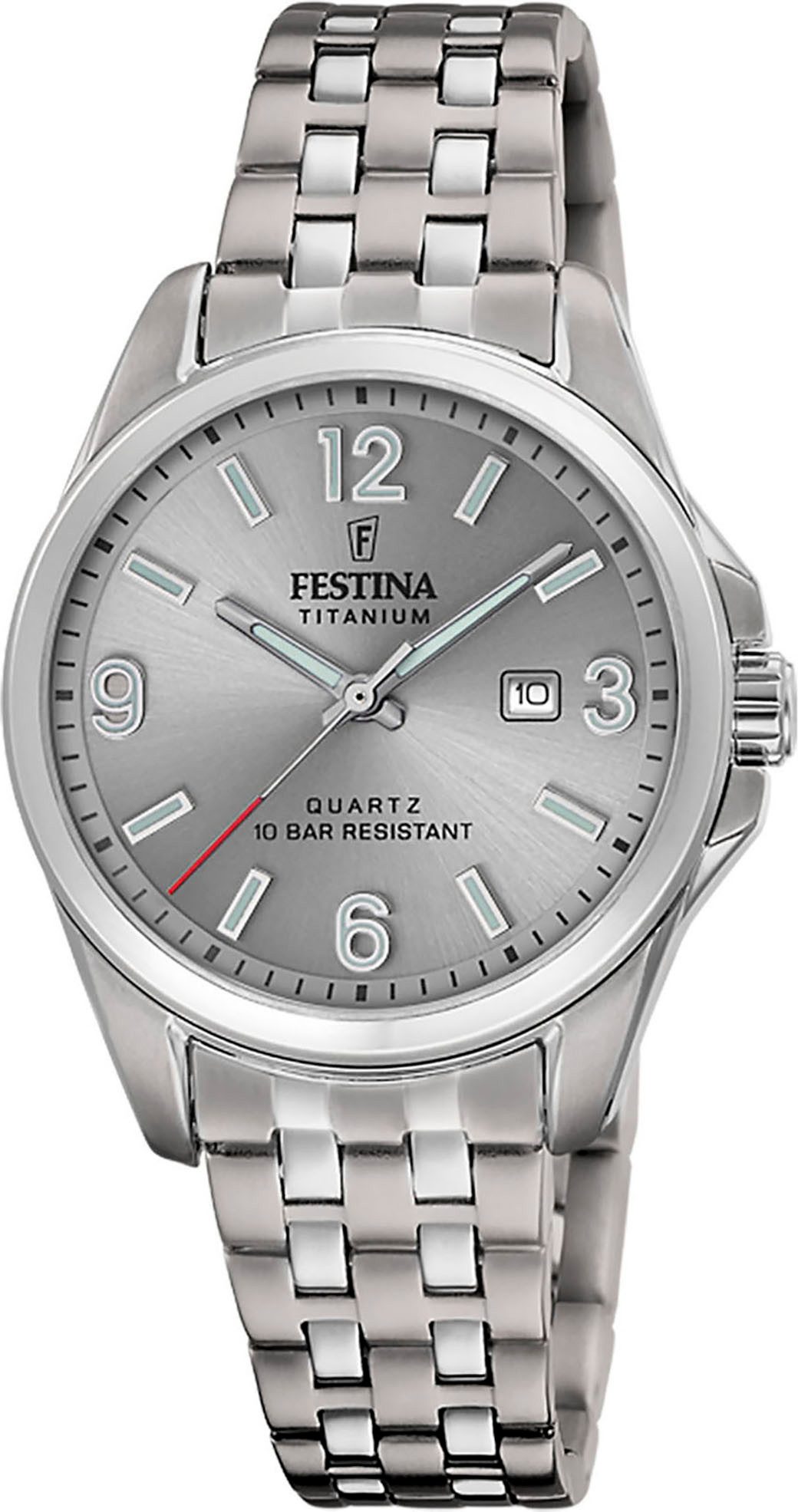 Festina Quarzuhr Calendario Titanium F20697/2, Armbanduhr, günstig online kaufen