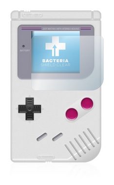 upscreen Schutzfolie für Nintendo Gameboy (1989), Displayschutzfolie, Folie Premium klar antibakteriell