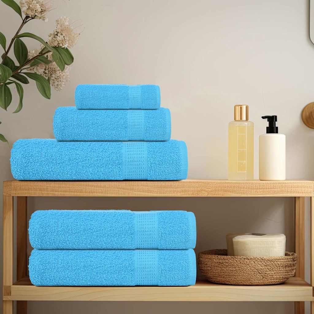 vidaXL Handtuch Seiftücher 10 Stk. Türkis günstig online kaufen