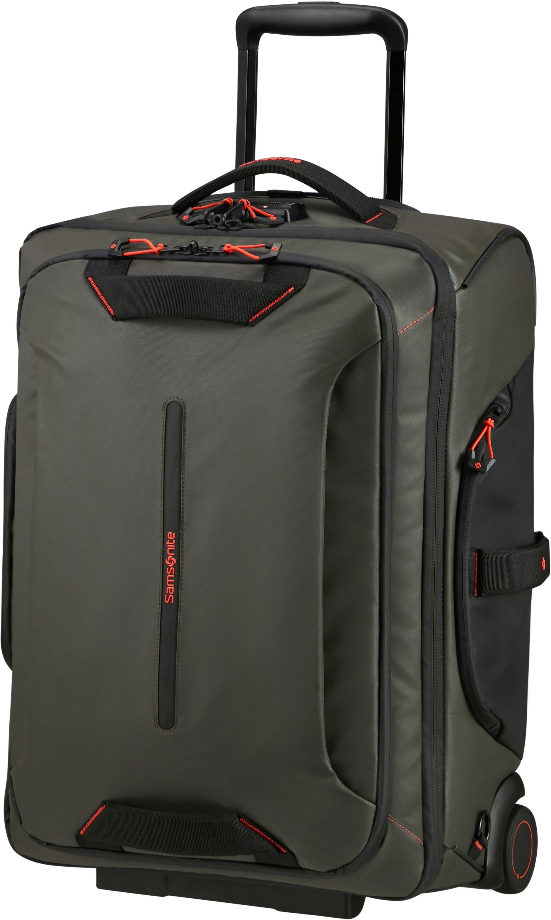 Samsonite Reisetasche Ecodiver, mit Trolley- aus Material teilweise Rucksackfunktion; und grau recyceltem