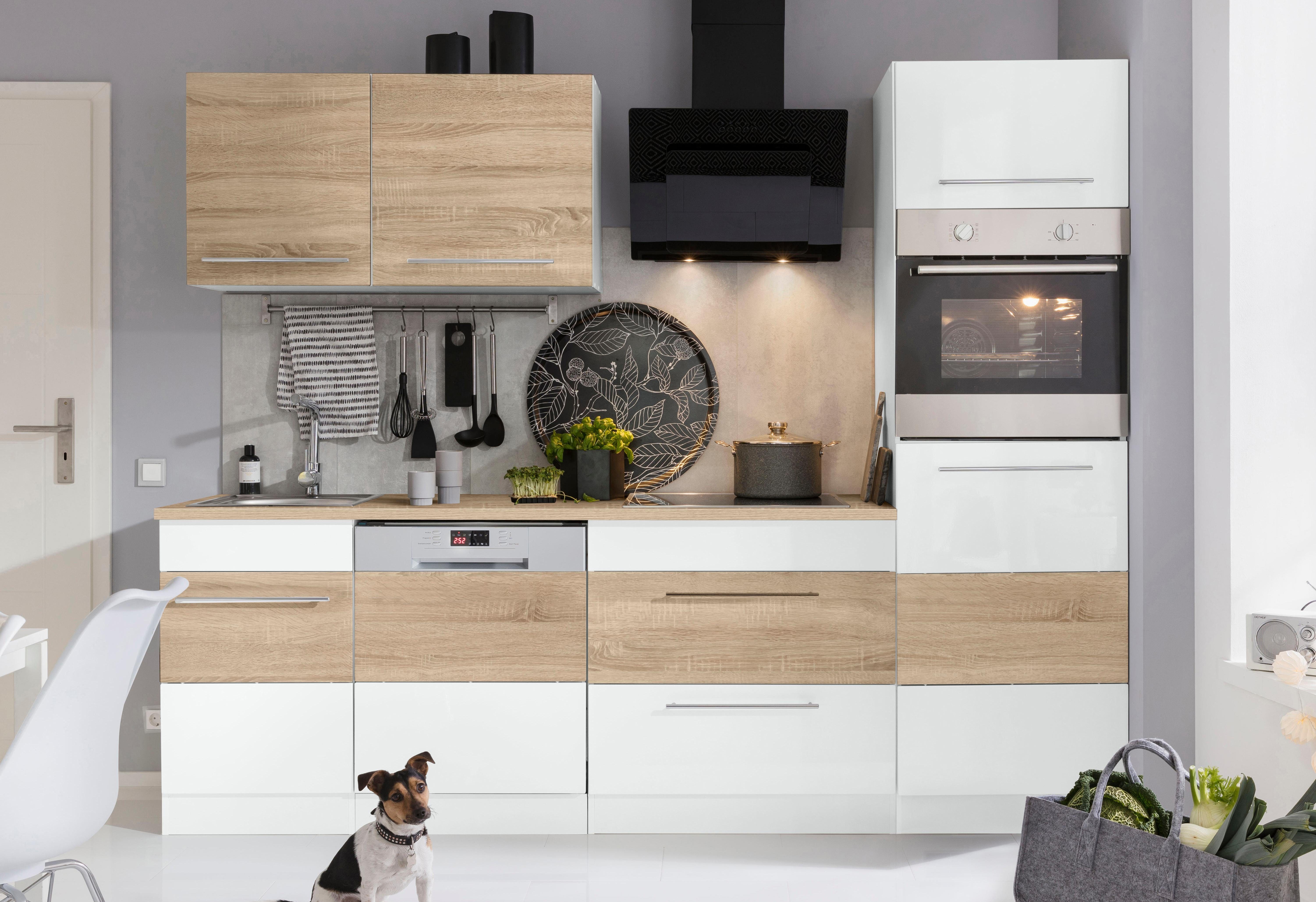 KOCHSTATION Küchenzeile KS-Trient, Breite 250 cm, wahlweise mit E-Geräten, günstig online kaufen