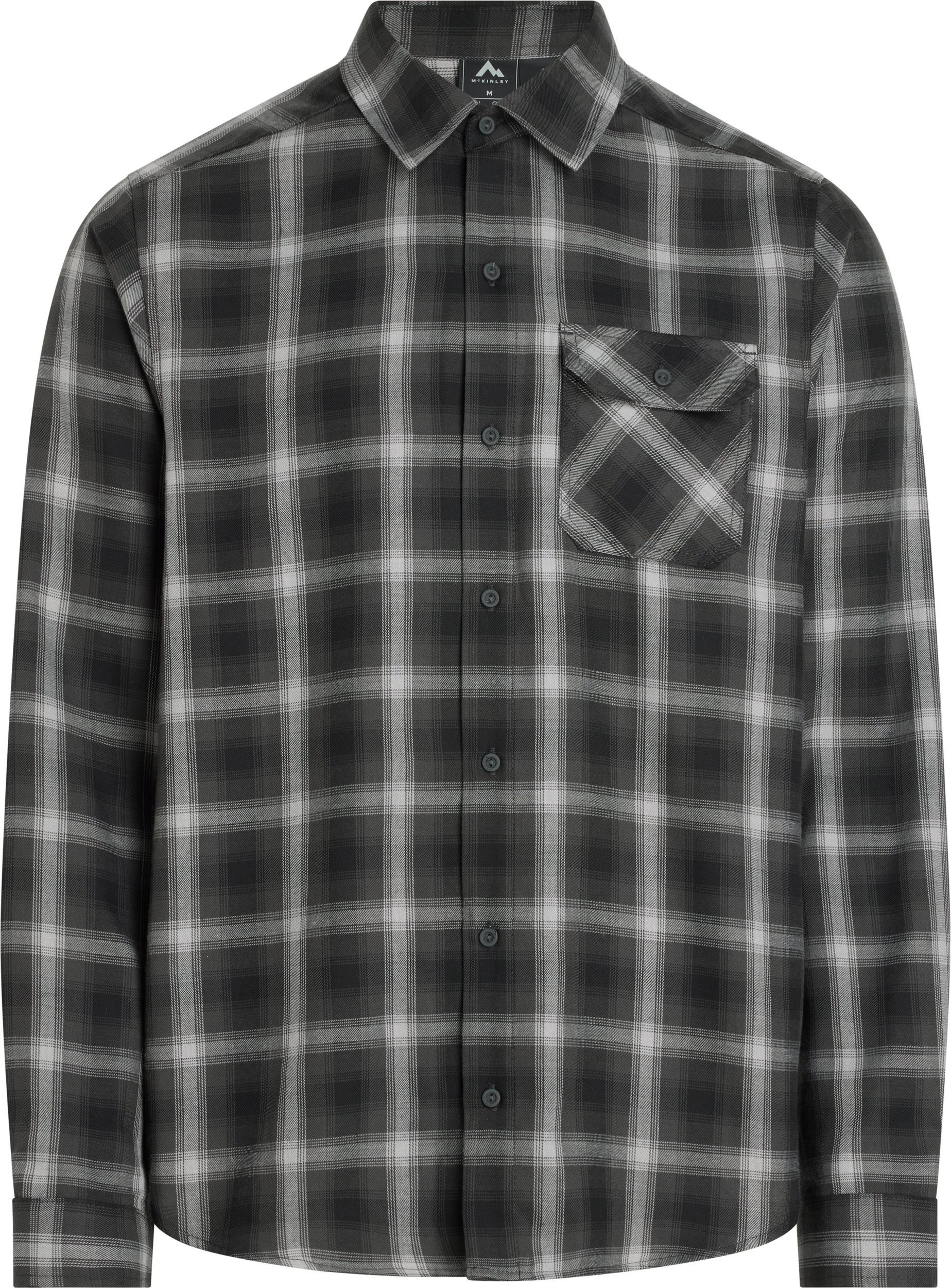 McKINLEY Outdoorhemd He.-Hemd Quebec II M AOP/CHARCOAL