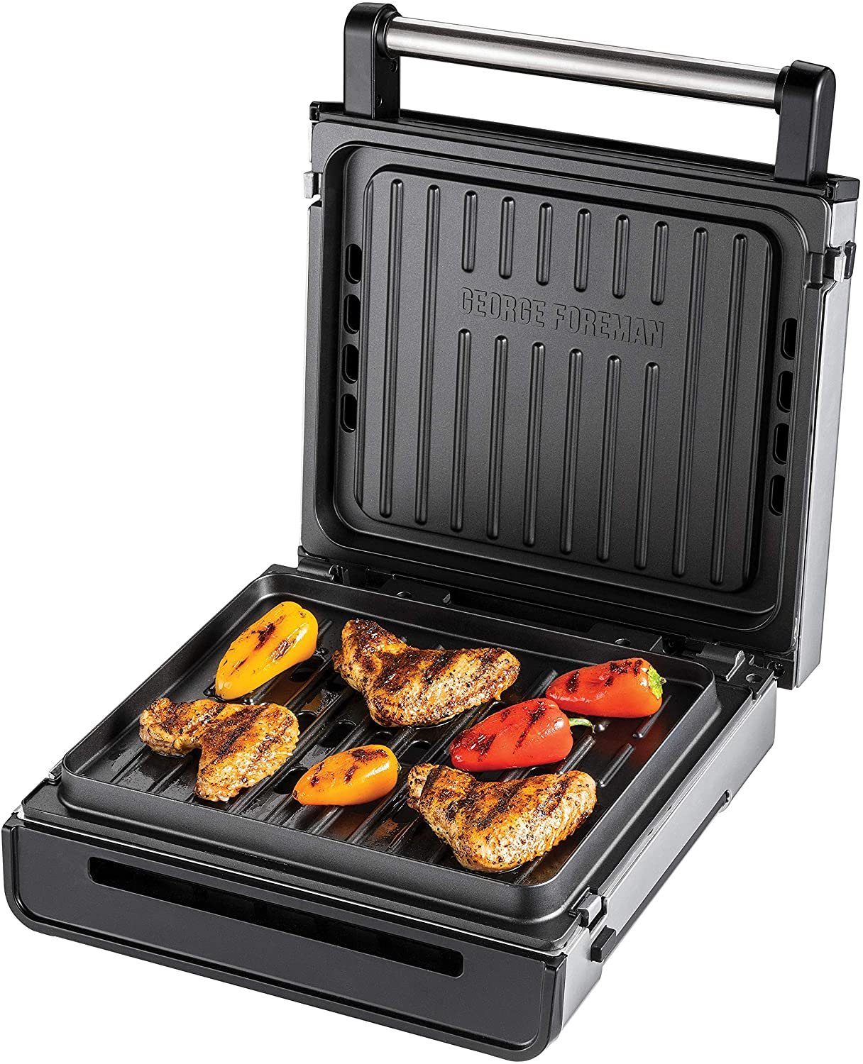 RUSSELL HOBBS Kontaktgrill Smokeless 28000-56 Sandwich Panini Maker Tischgrill