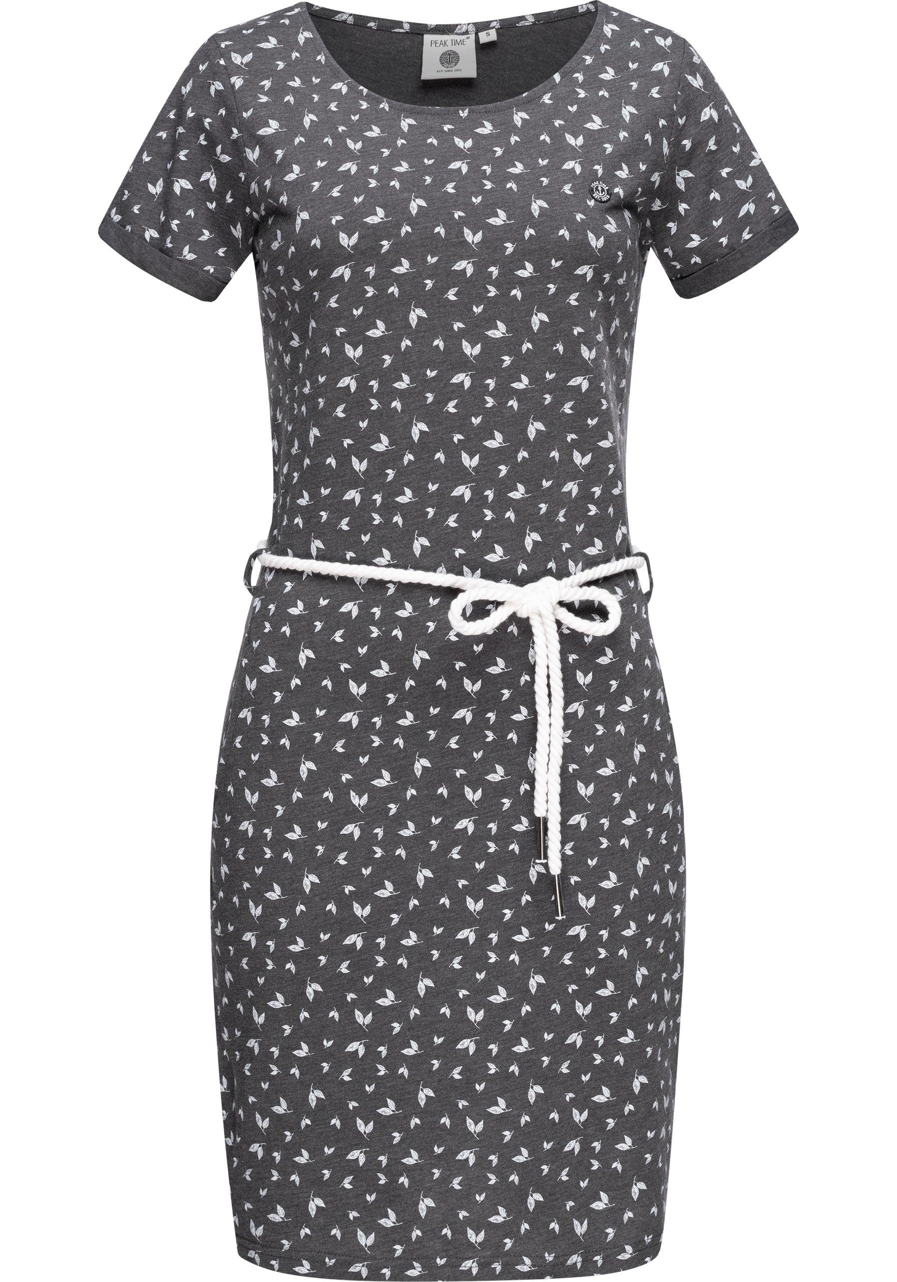 PEAK TIME Sommerkleid "L80022" Eingrifftaschen leichtes Jersey Strandkleid günstig online kaufen