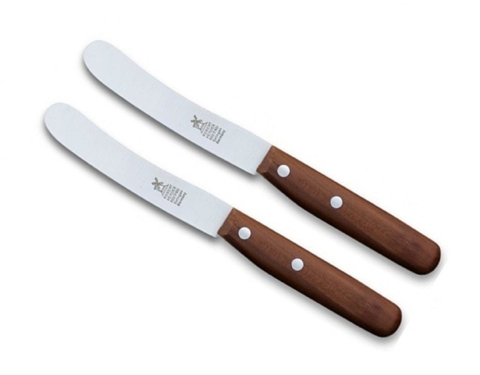 Windmühlenmesser Kleiner Buckel – Rostfreies Messer Mit Rotbuchen-Griff, Traditionelles Taschenmesser