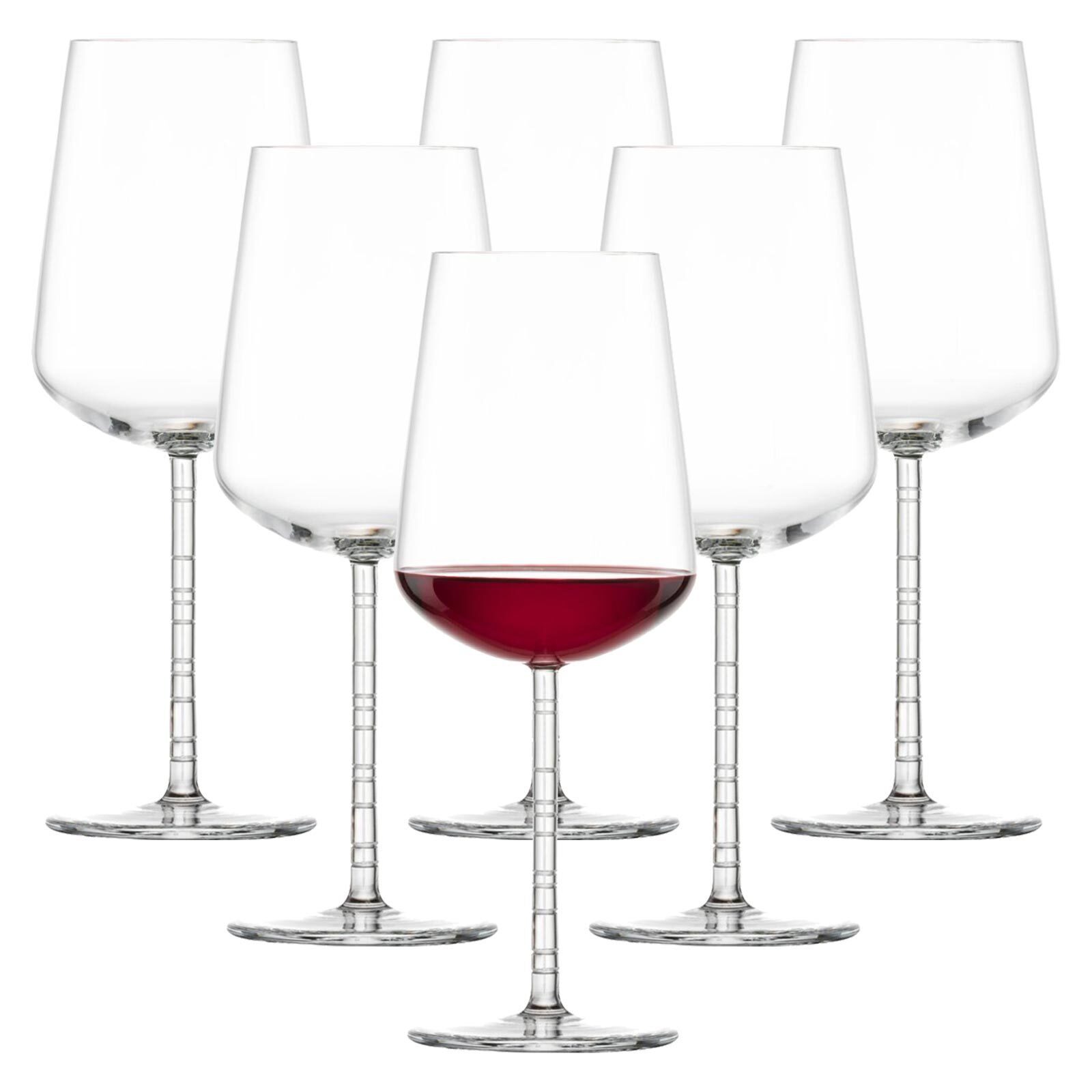 Zwiesel Glas Rotweinglas Journey Bordeaux Бокалы для красного вина 633 ml 6er Set, Glas