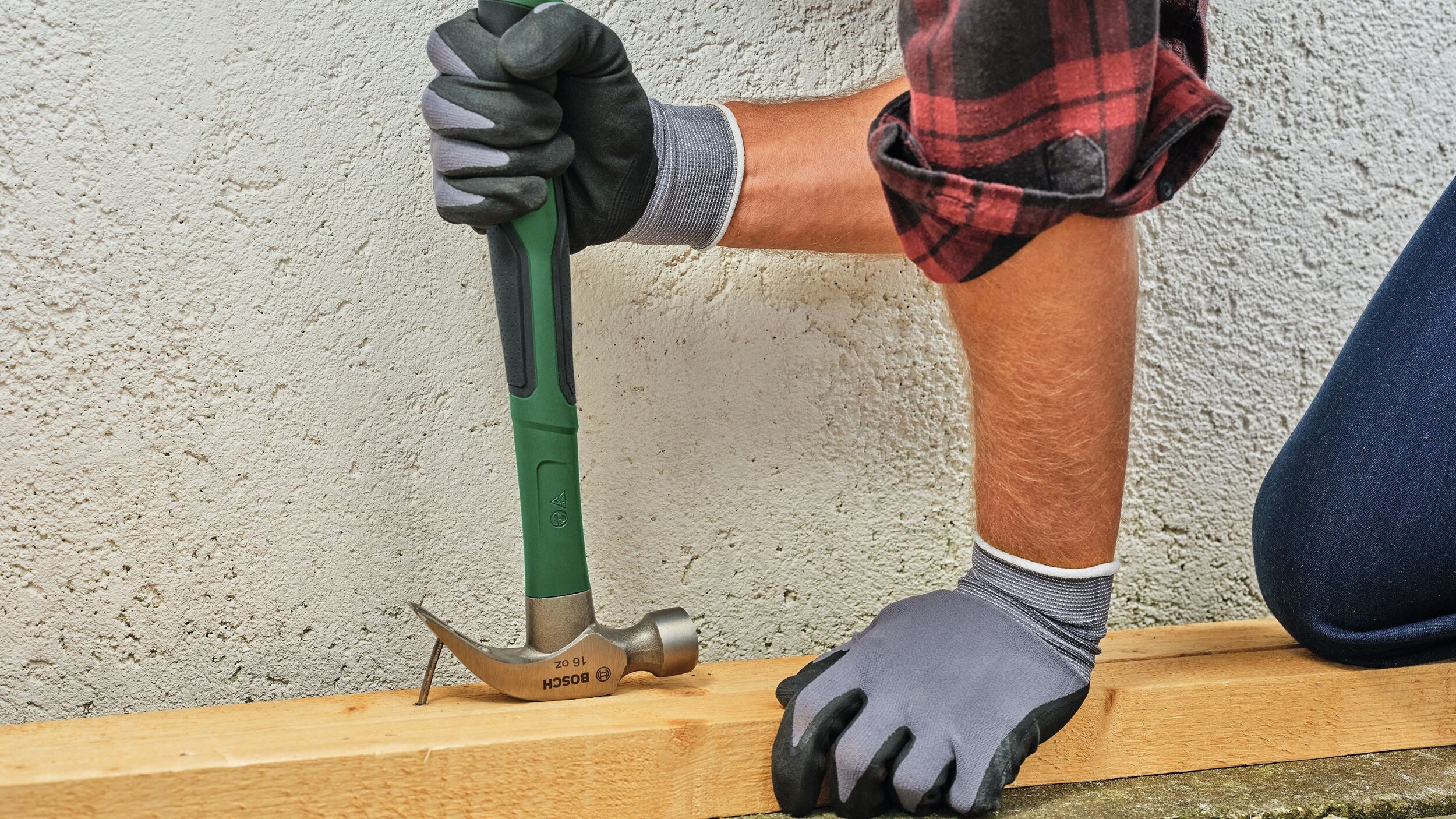 BOSCH Hammer, Handwerkzeug Klauenhammer 450 g/16 oz