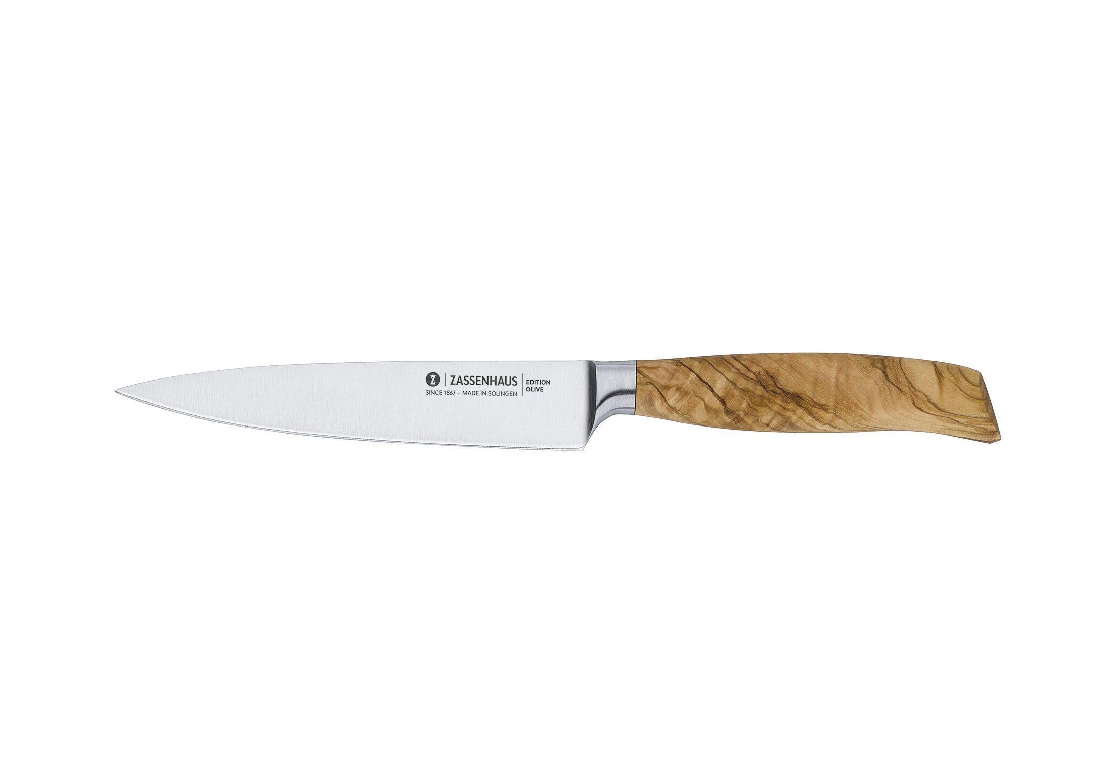 ZASSENHAUS Messerblock Küchenmesser Kochmesser Filiermesser 16cm Zassenhaus EDITION OLIVE