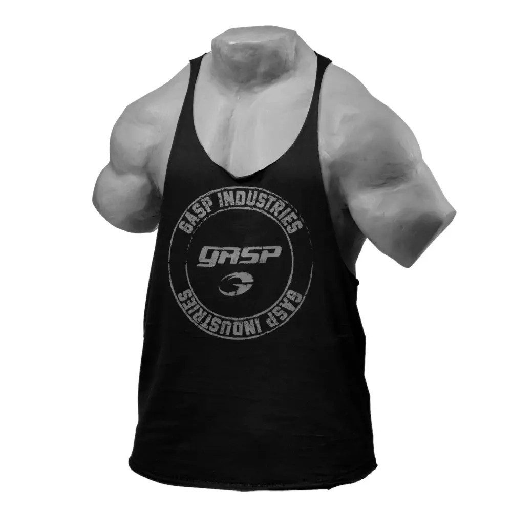 GASP Sporttop GASP Stringer Tank Top Black