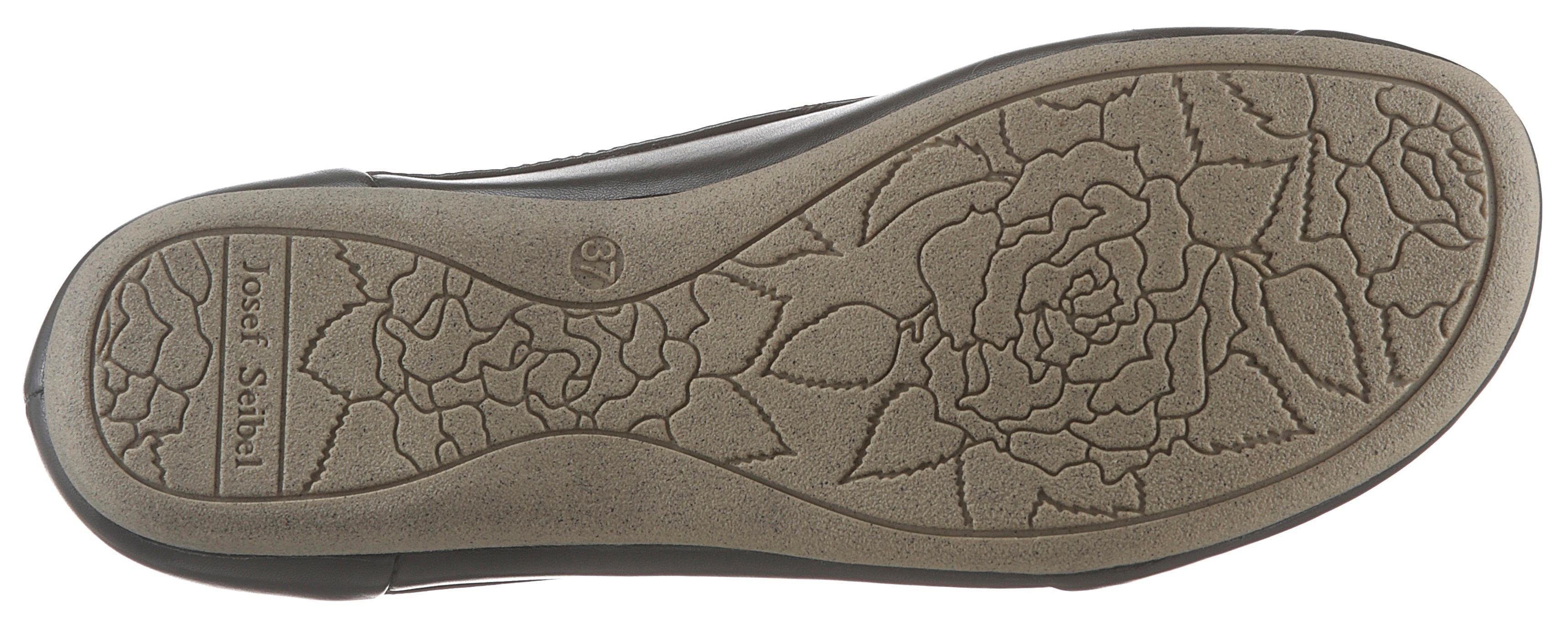 Josef Seibel Fiona 01 Slipper Komfortschuh, Schlupfschuh mit elastischer Zierschnürung