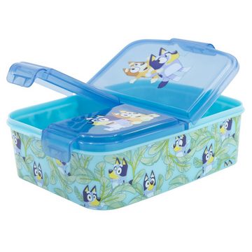Bluey Lunchbox Disney Bluey Bingo Kinder 2 teiliges Set Brotdose plus ALU Flasche, Kunststoff Aluminium, (3-tlg)