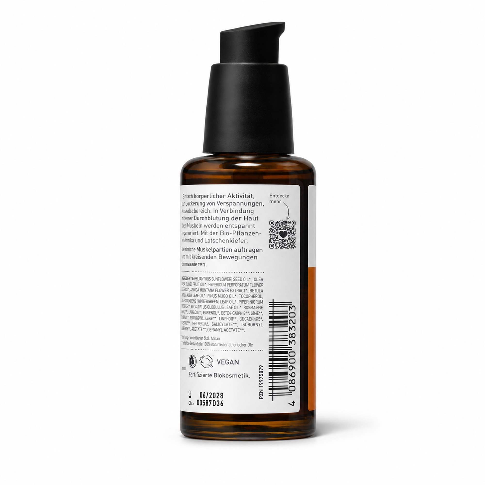 Primavera Massageöl Primavera MUSKELWOHL Massageöl Bio 50ml