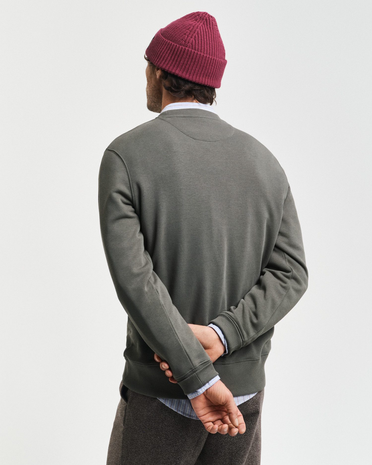 Gant Sweatshirt EMBOSSED C-NECK SWEAT eine günstig online kaufen
