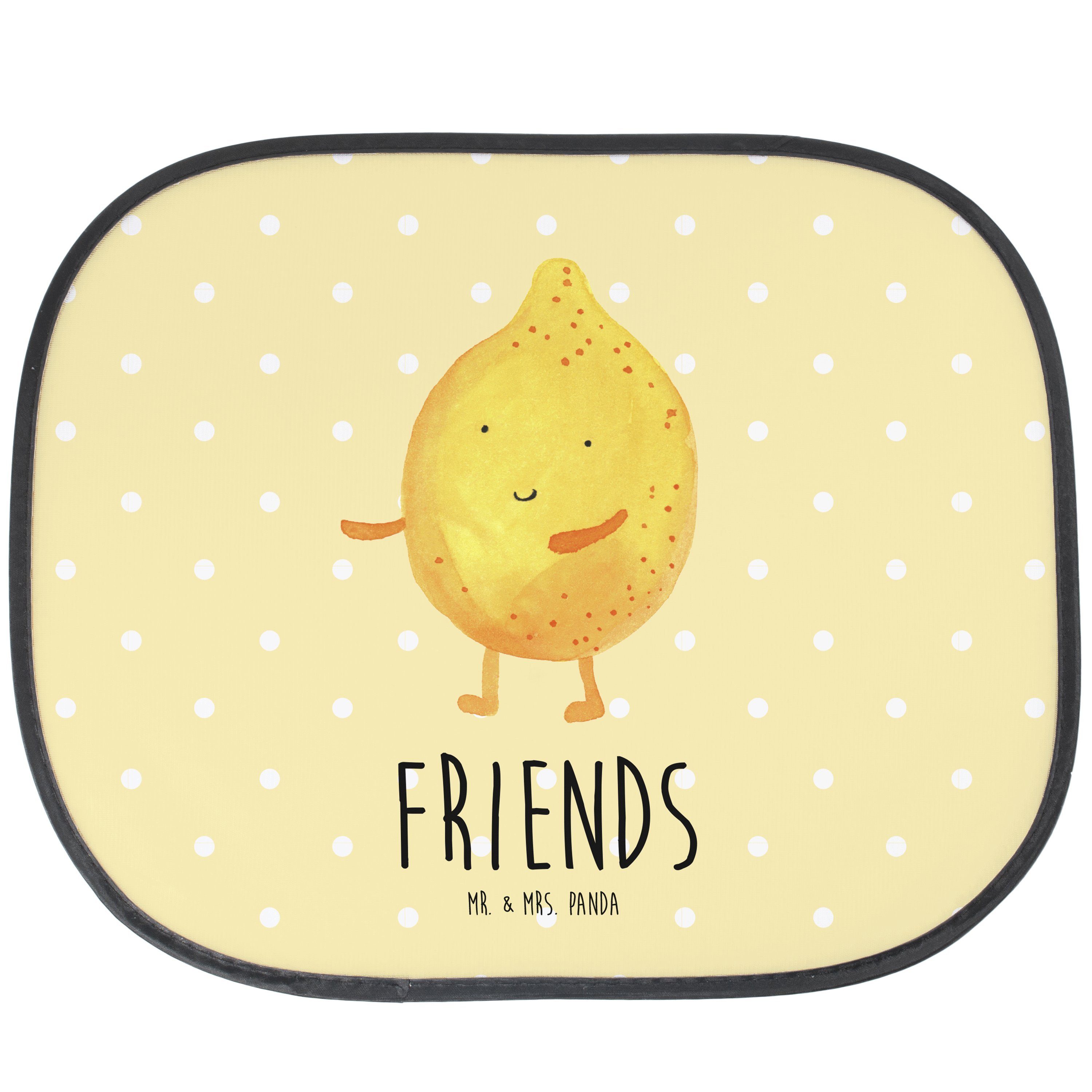Sonnenschutz BestFriends-Lemon - Mr. Pastell Seidenmatt - Kind, & Sonne, Sonnenschutz Mrs. Panda, Geschenk, Gelb