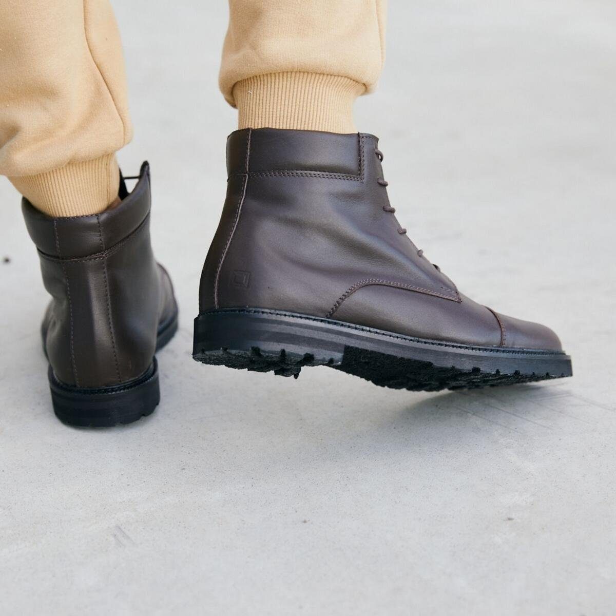 SORBAS '93 Lederstiefel Schnürboots