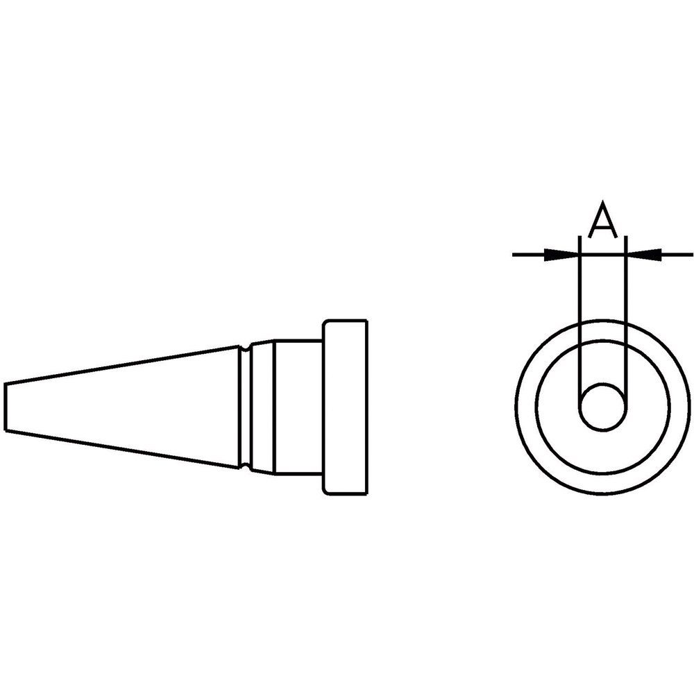 Lötfitting Weller LT-CS Lötspitze Rundform Spitzen-Größe 3.2 mm Inhalt 1 St.