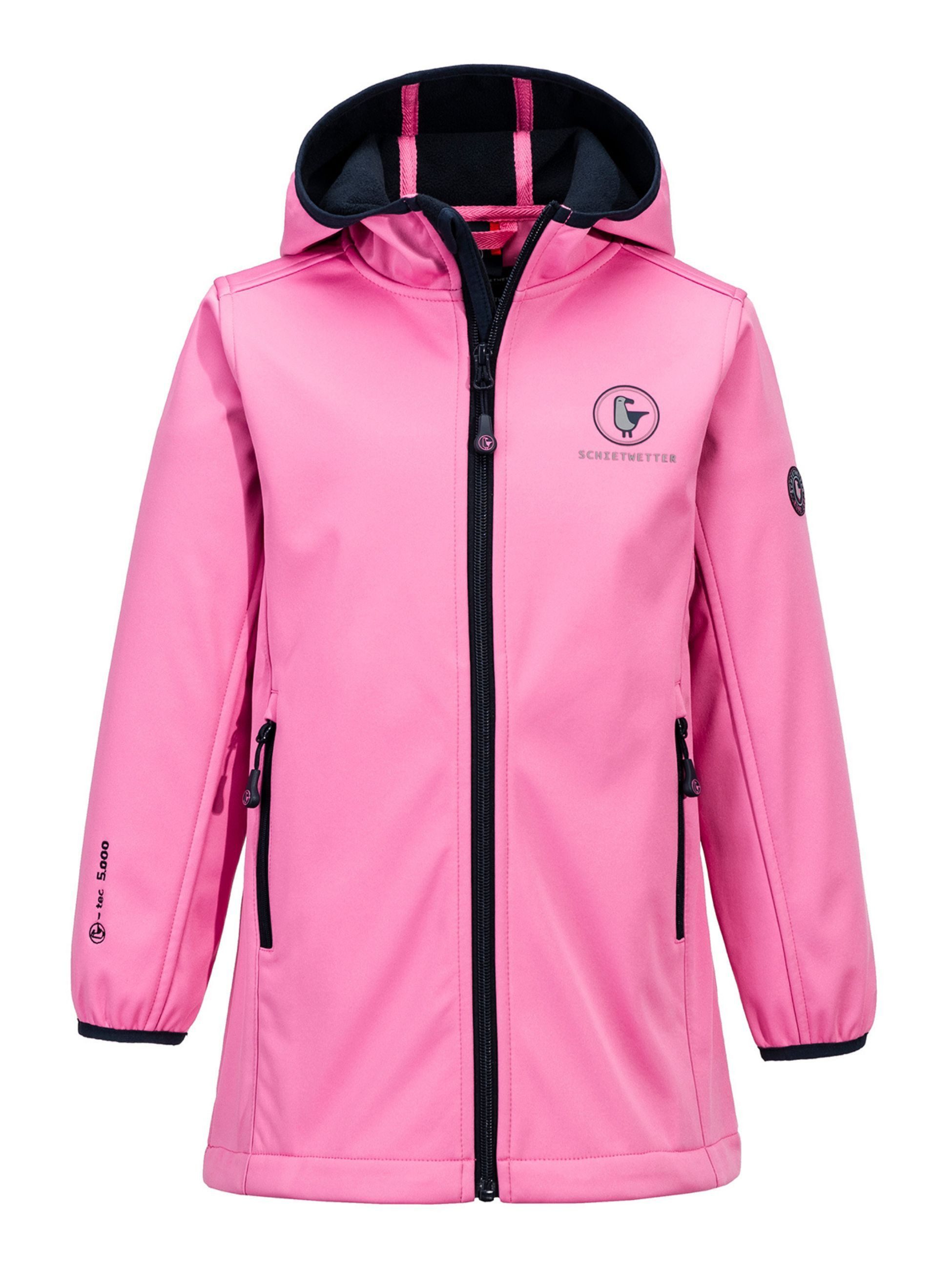 Funktionsjacke Mädchen Lange Softshelljacke "Mila"
