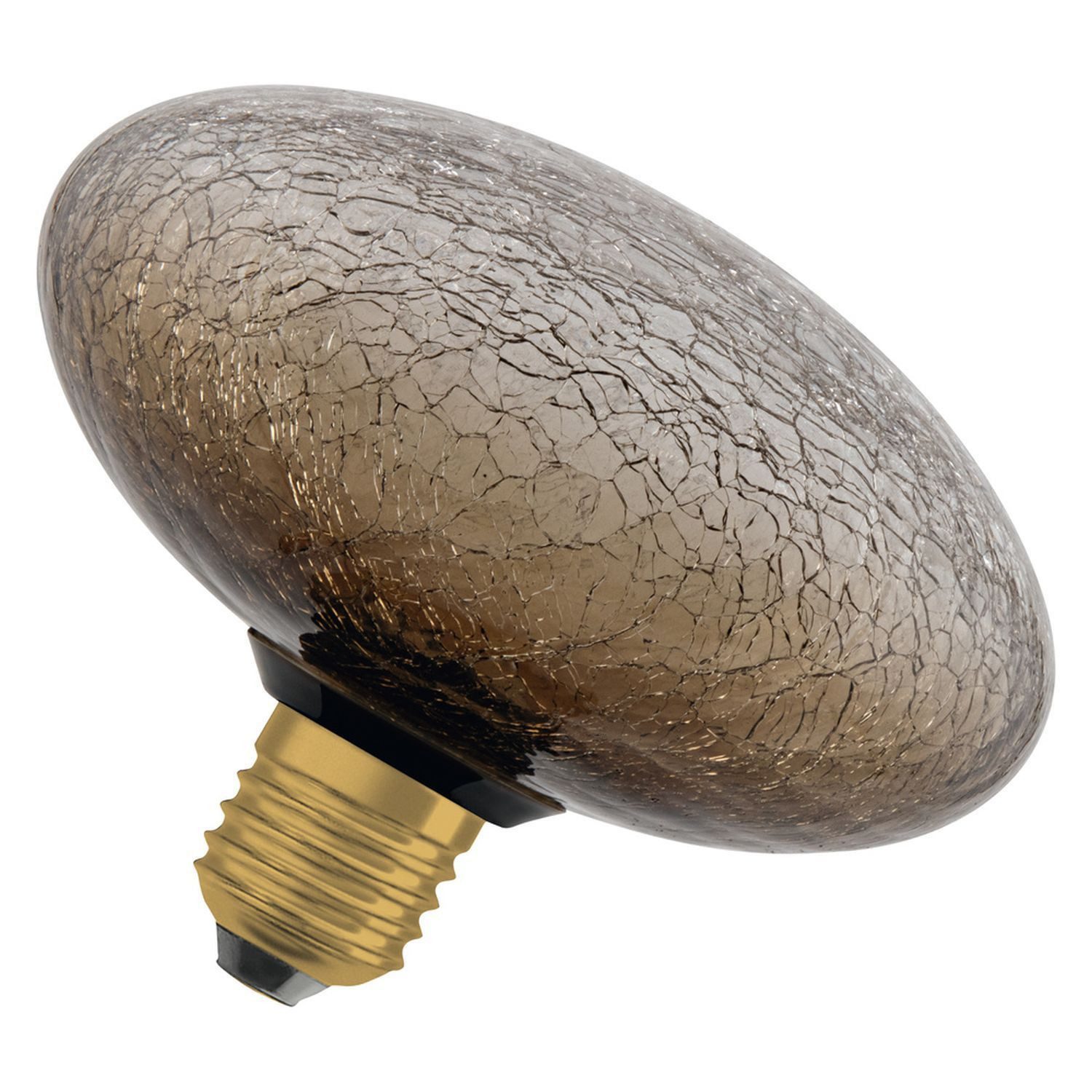 Licht-Erlebnisse LED-Leuchtmittel LAMP, E27, Warmweiß, Glas Braun E27 Ø 15 cm 2700 K 300 lm warmweiß Deko Lampe Birne