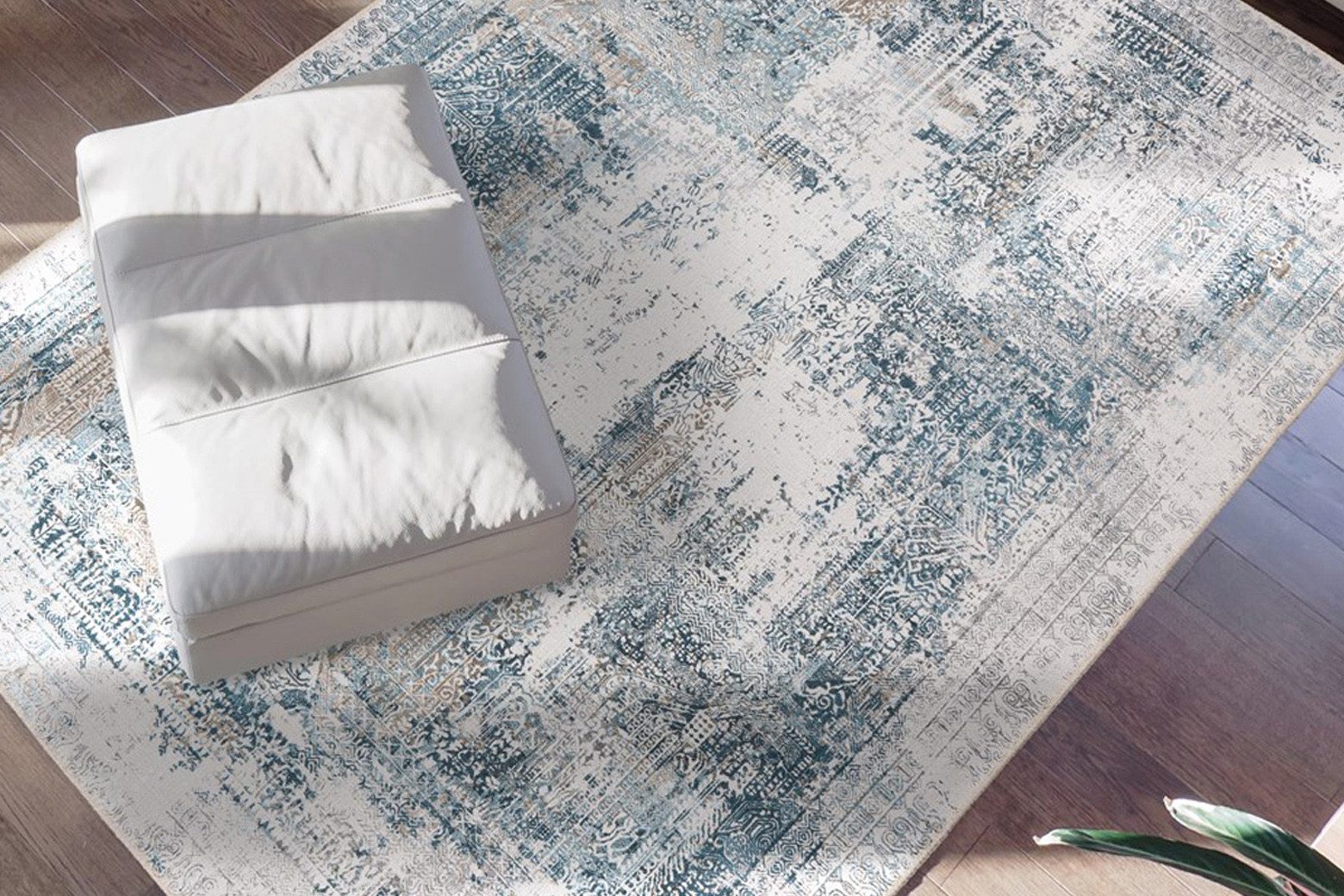 me gusta Teppich Faye 1025, rechteckig, Höhe: 6 mm, Flachgewebe, gedrucktes Motiv, Wohnzimmer, Esszimmer