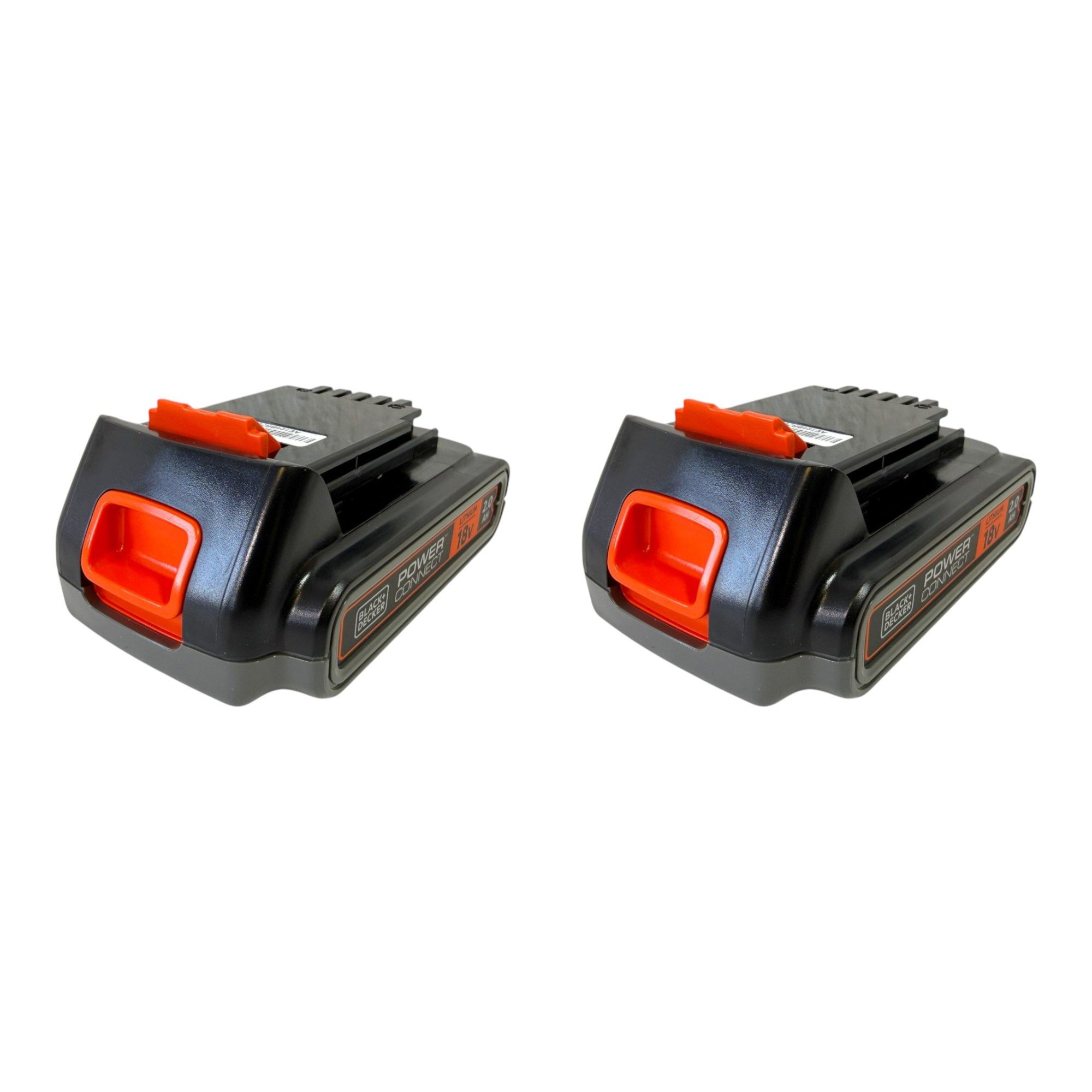 Black + Decker BL 2018 Akku 18 V 2,0 Ah / 2000 mAh Li-Ion Doppelpack Akkupacks