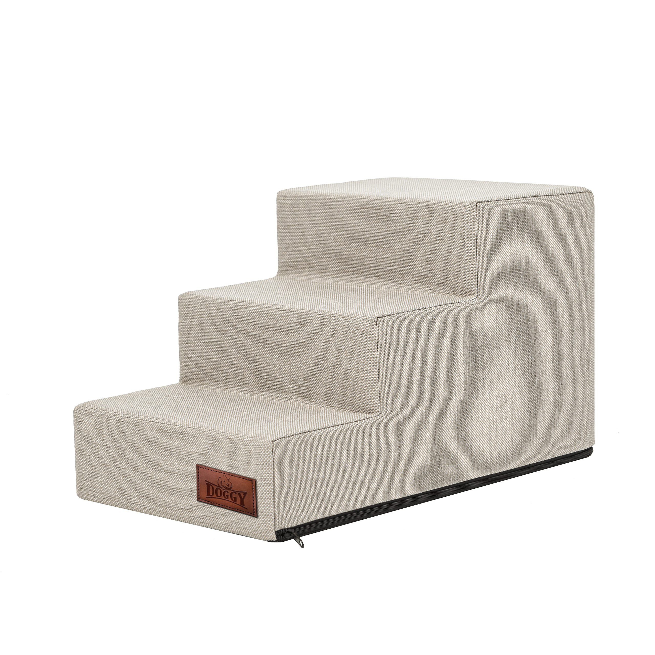 Hobbydog Haustiertreppe Inari Haustiertreppe 3-/4-stufig als Einstiegshilfe für Sofa und Bett (1-teilig), abnehmbarer Bezug, pflegeleicht, formstabil