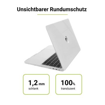 Artwizz Laptop-Hülle Clear Clip, Durchsichtige Schutzhülle mit effektiver Wärmeableitung 13 Zoll, MacBook Pro 13" (2020/2022)