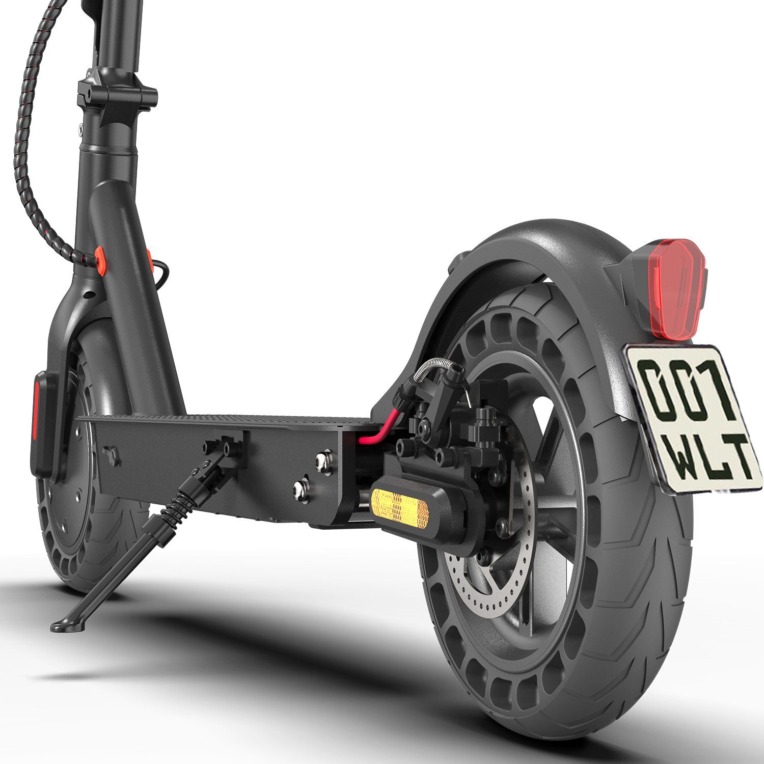 Stoßdämpfer, 120 10'' 40 500W iscooter km/h, APP-Verbindung, mit Motor, mit 20,00 ABE, kg, km Reichweite bis 1 Straßenzulassung Komfortable E-Scooter Elektroroller Stück E-Scooter