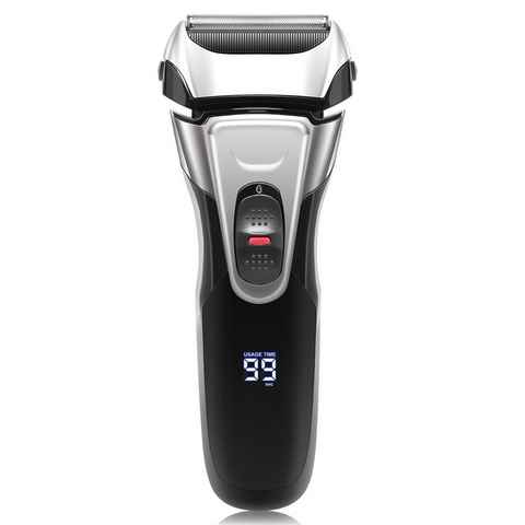 MCURO Elektrorasierer Travel Shaver, Kabelloser Bartschneider für Herren, ideal für Reisen, zum Schneiden von Haaren und Bart, kompakt, tragbar