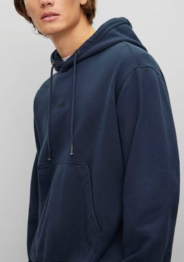 BOSS ORANGE Kapuzensweatshirt (1-tlg) mit seitlichen Rippeinsätzen