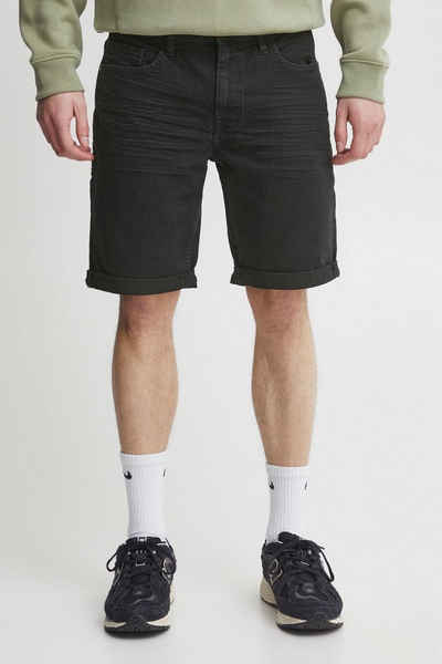 Blend Jeansshorts Denim Capri Jeans Shorts 3/4 Bermuda Hose 5087 in Schwarz