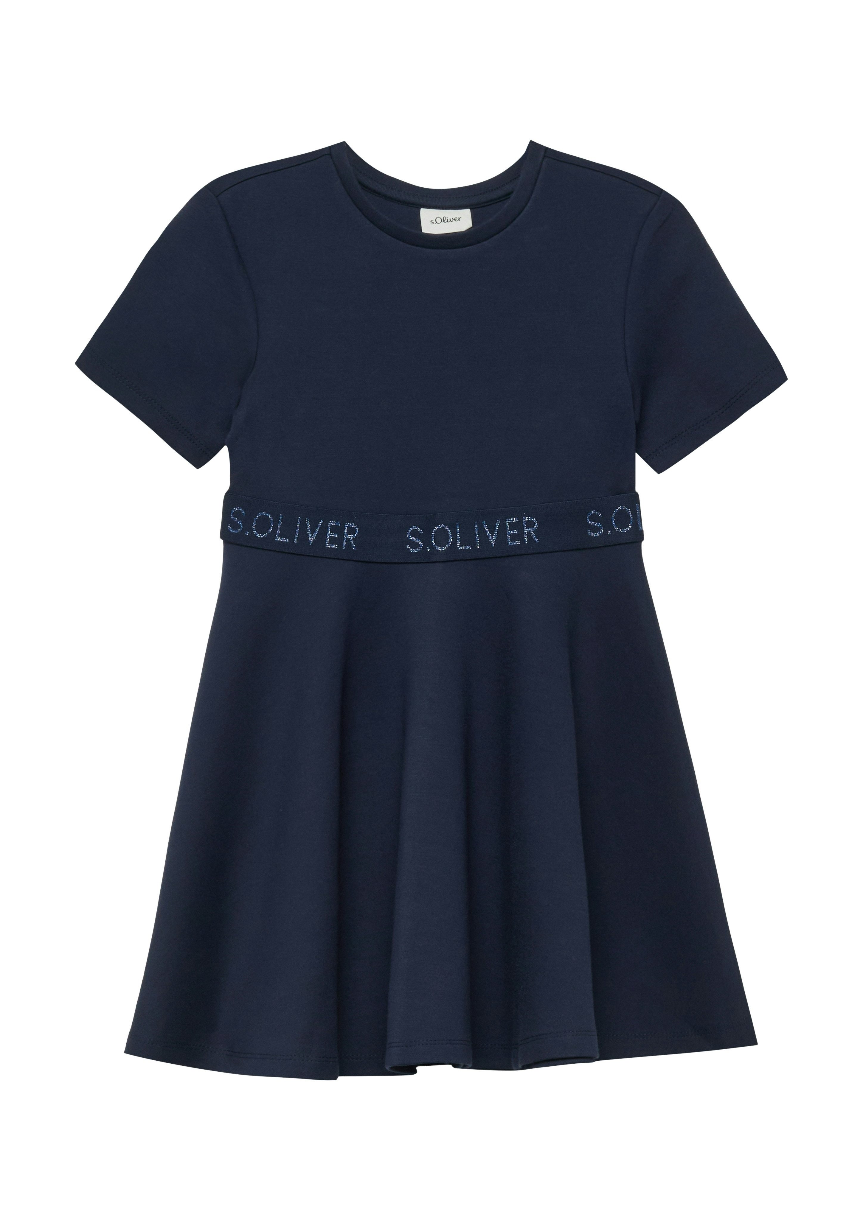s.Oliver Junior Sommerkleid mit Logo-Glitzertape