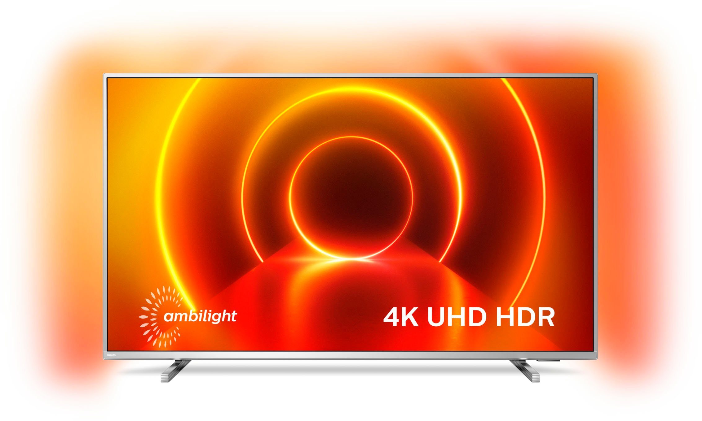 Philips 58PUS8105/12 LED-Fernseher (146 cm/58 Zoll, 4K Ultra HD, Smart-TV,  3-seitiges Ambilight)