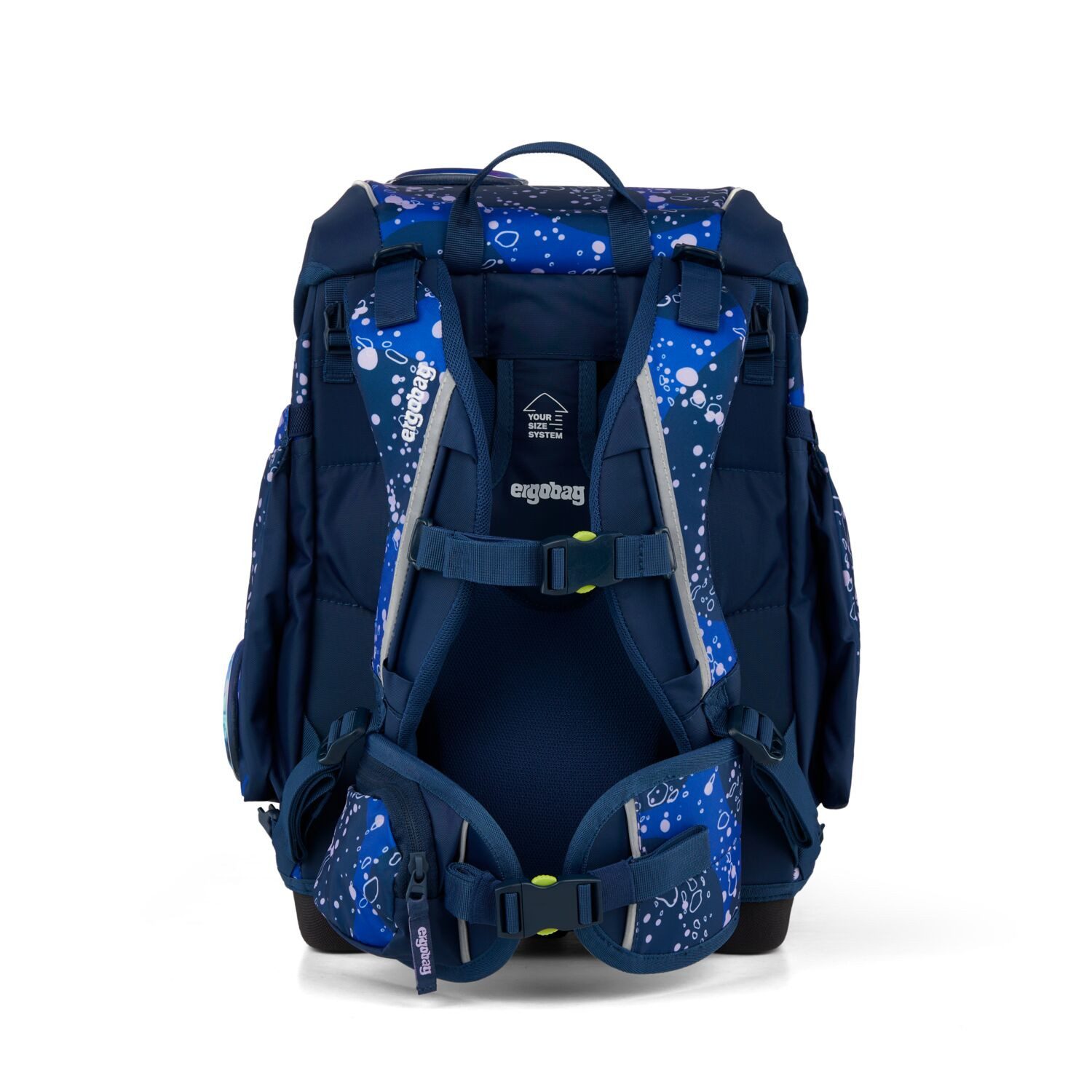 ergobag Schulranzen Schulranzen-Set CUBO OzeanBärwohner 5-teilig (5-teilig), ergonomisch, höhenverstellbar, Your-Size-System, ab 1. Klasse – Bild 4 von 5