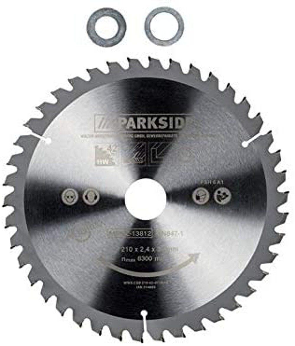 Parkside Kreissägeblatt HM Sägeblätter, 210 / 42 Zähne, 7000 U/min Drehzahl günstig online kaufen