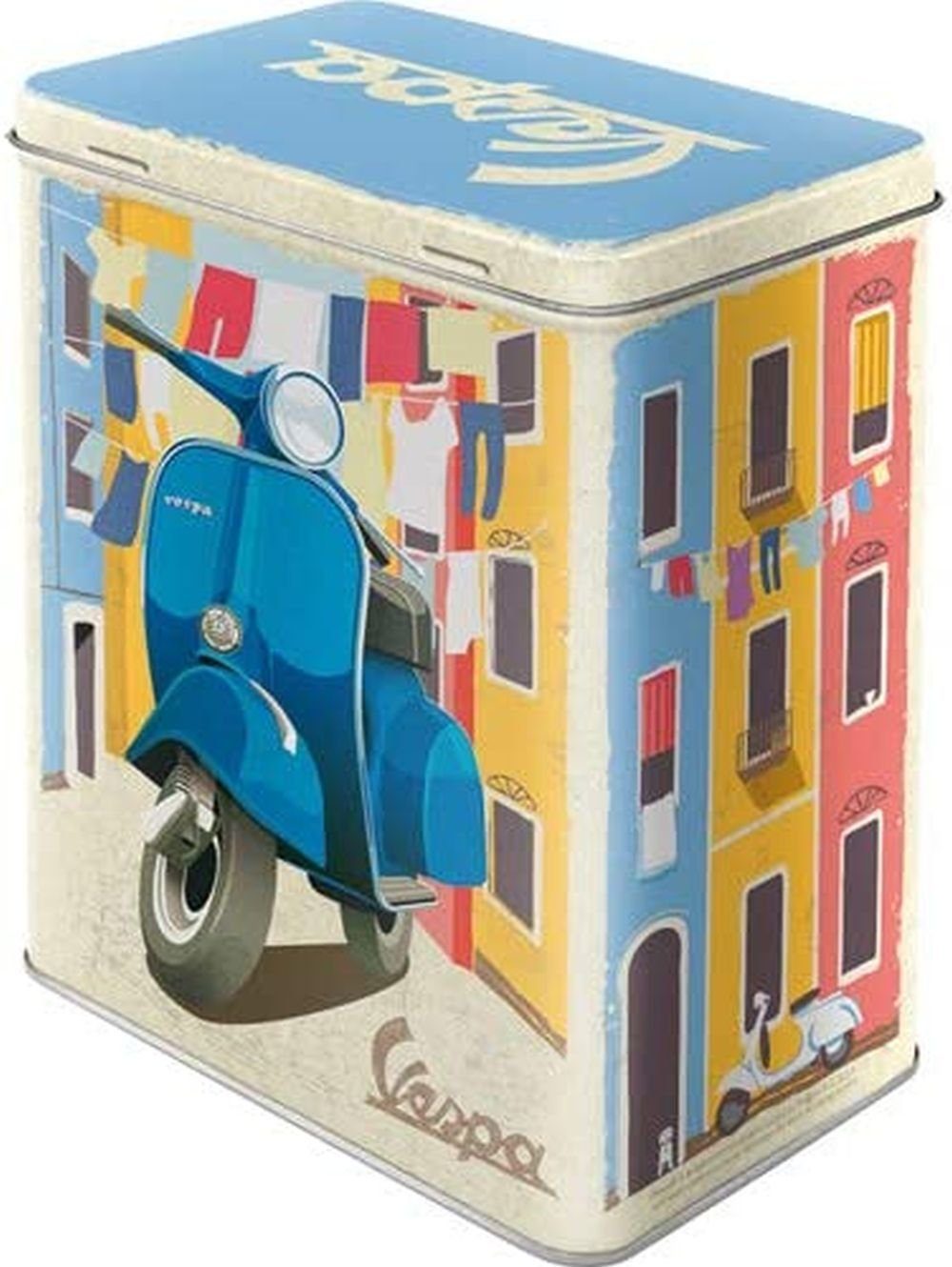 Kaffeedose Vorratsdose Italian Blechdose Laundry Vespa Nostalgic-Art -