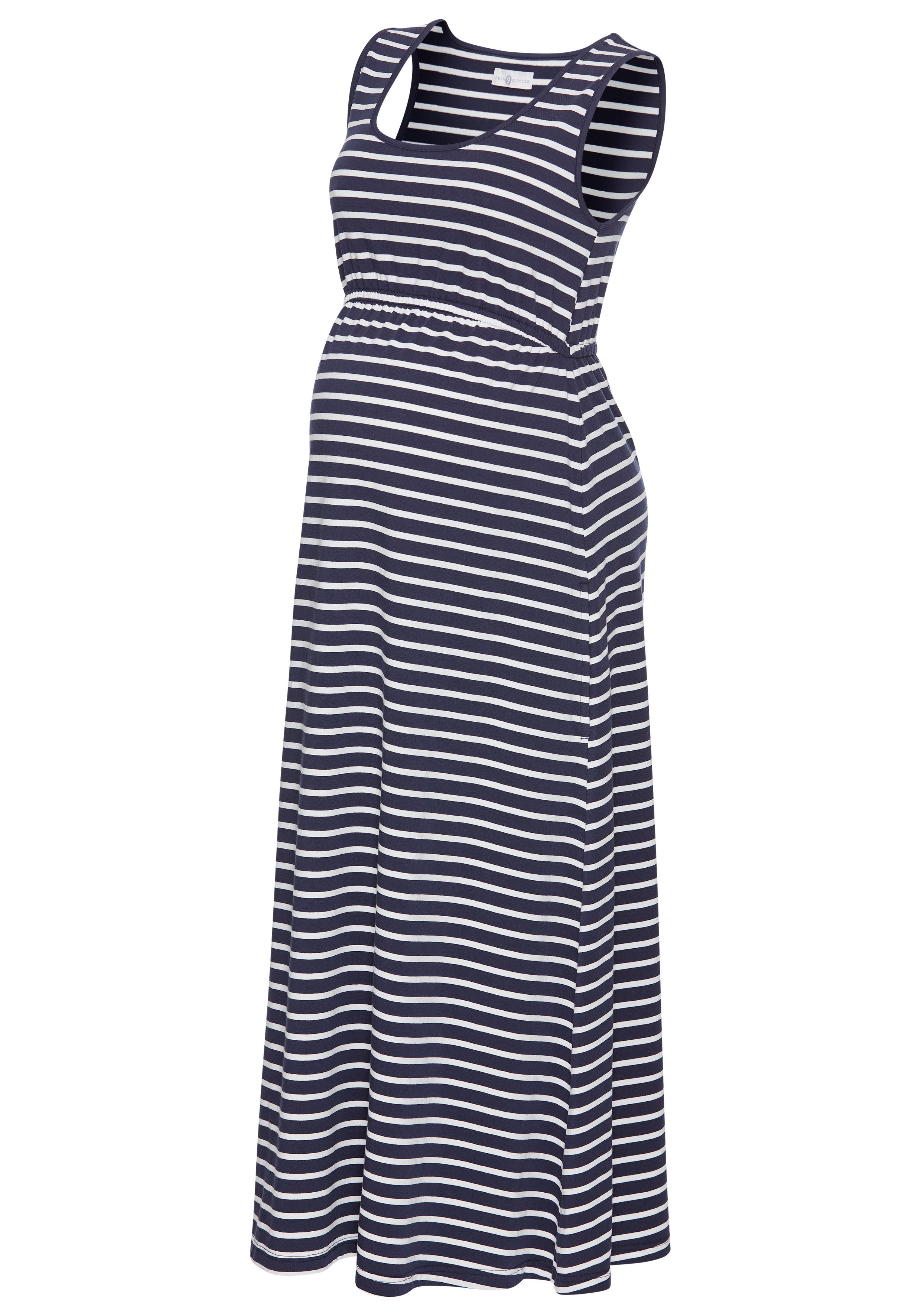 Neun Monate Umstandskleid Langes Schwangerschaftskleid Jersey-Kleid für die Schwangerschaft – Bild 5 von 5