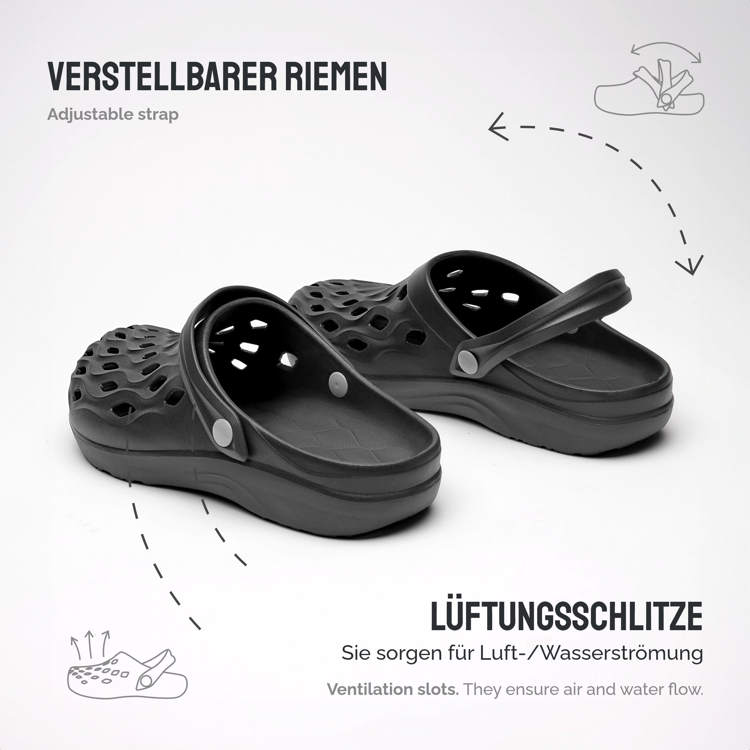 Ladeheid Herren leichte EVA Clogs Gartenclogs Gartenschuhe LACA17 Clog günstig online kaufen