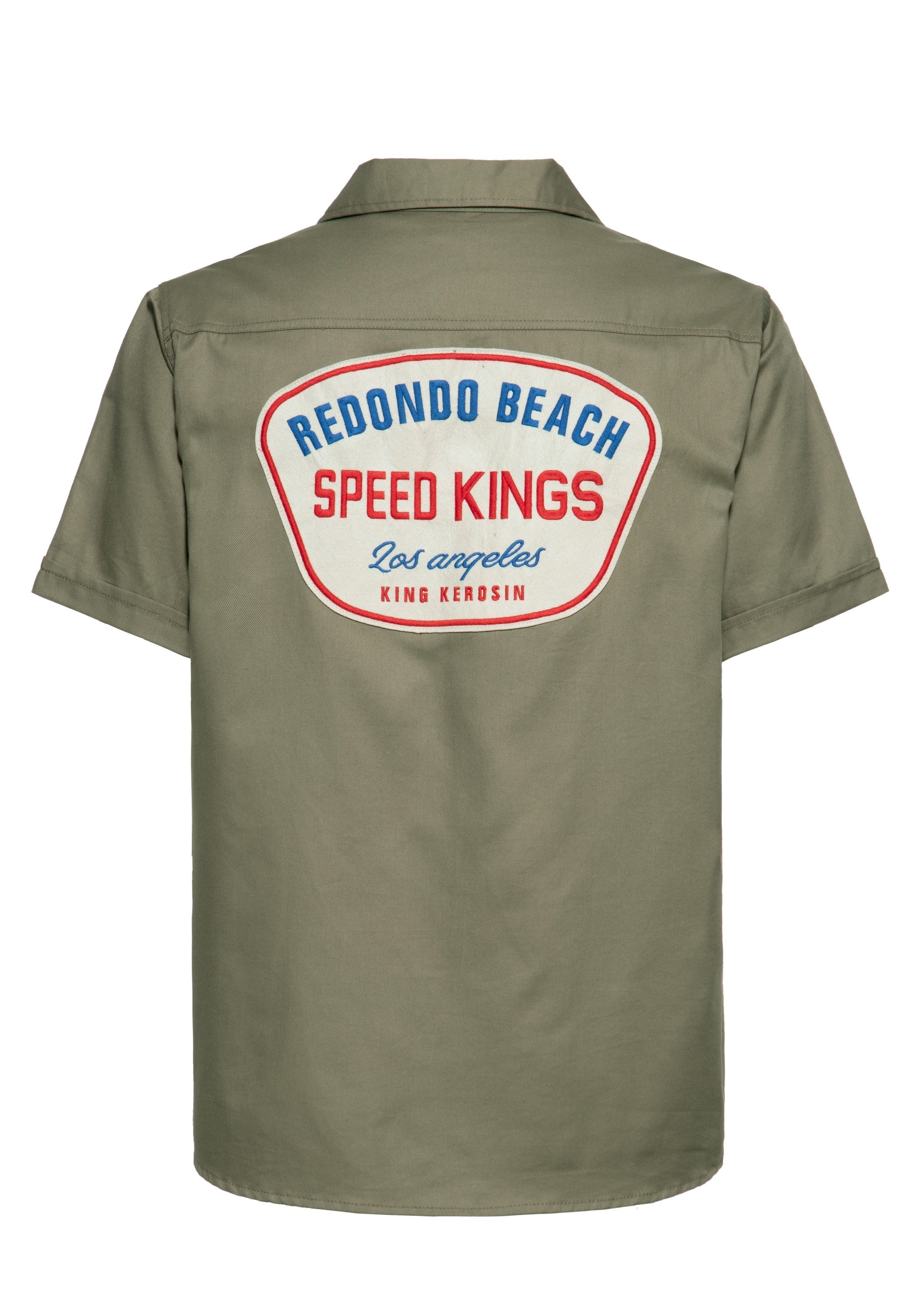 KingKerosin Kurzarmhemd Speed Kings mit Rückenpatch