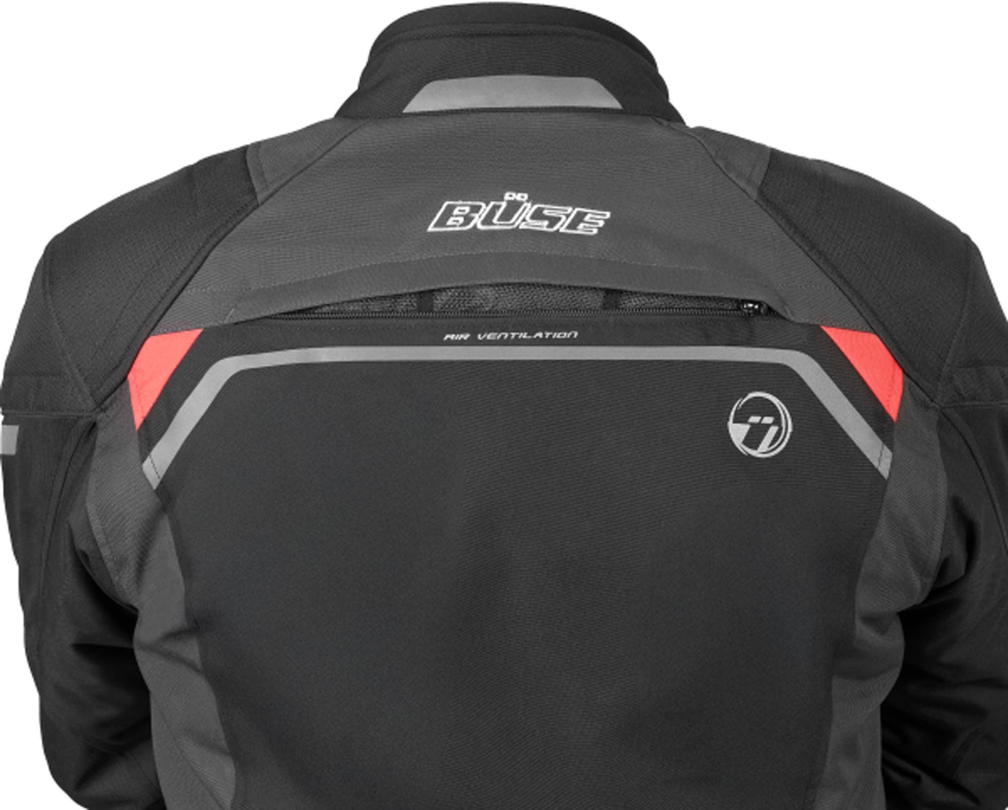 Büse Motorradjacke Lago 3 Damen Motorrad Textiljacke Ellenbogenprotektoren enthalten,Schulterprotektoren enthalten,was