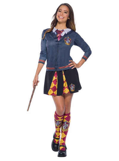 Rubie´s Kostüm Harry Potter Gryffindor Oberteil, Longsleeve Shirt mit realistischem Schuluniform-Druck