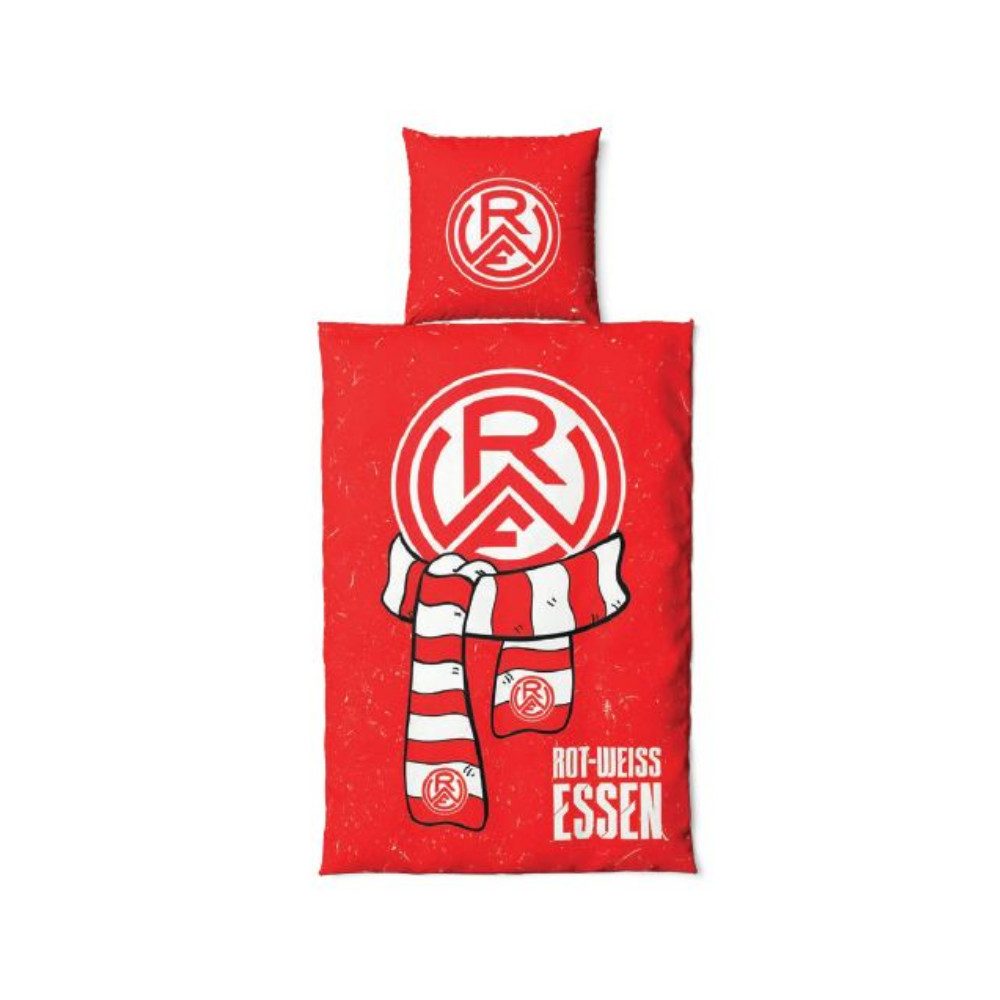 Rot-Weiß Essen Bettwäsche Rot-Weiss Essen Bettwäsche "Fan-Schal"