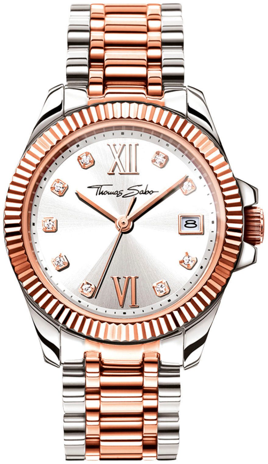 THOMAS SABO Quarzuhr DIVINE WA0219-272-201-33 MM, Armbanduhr,Damenuhr,Miner günstig online kaufen