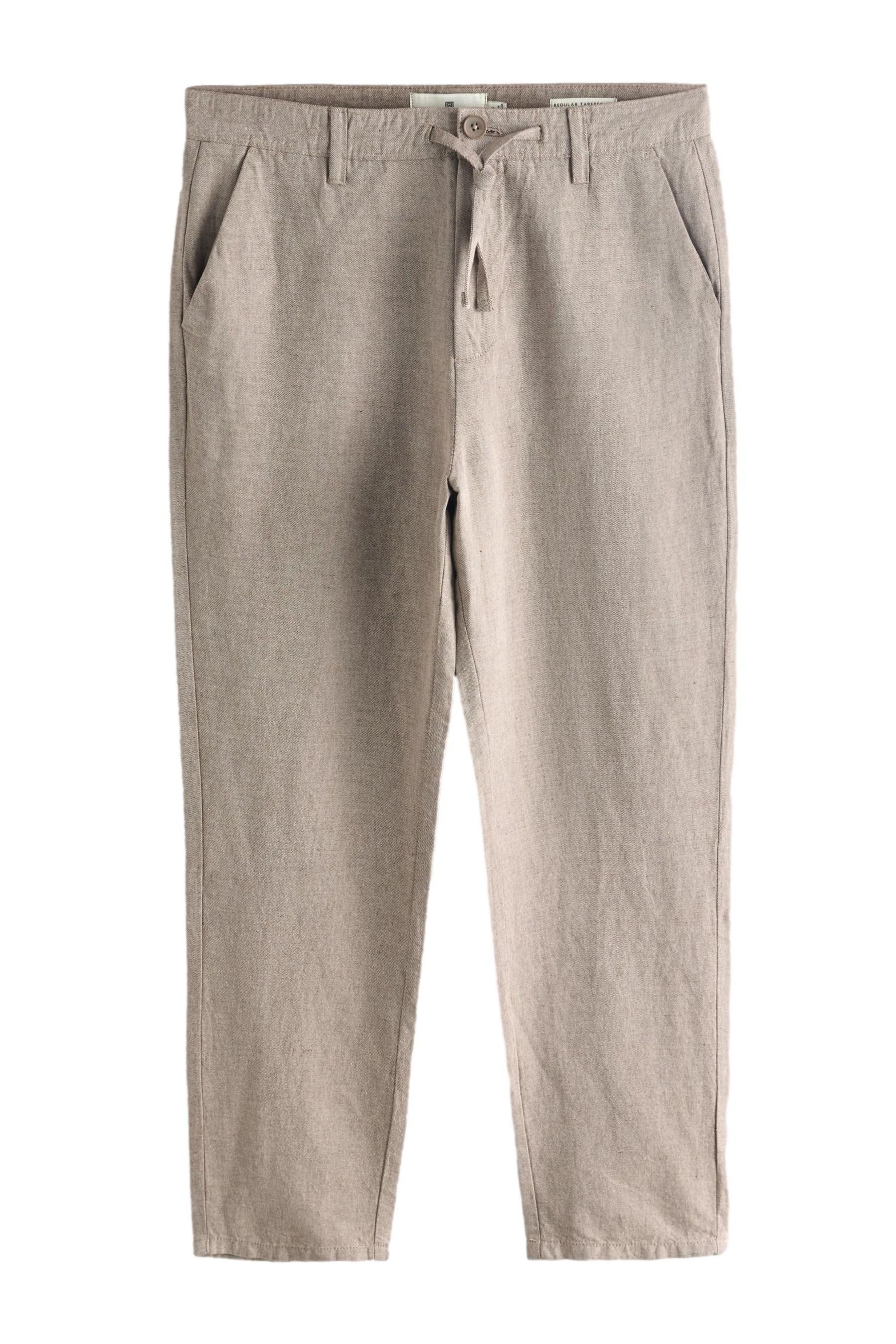 Next Leinenhose Regular Fit Hose aus Leinentwill (1-tlg) günstig online kaufen
