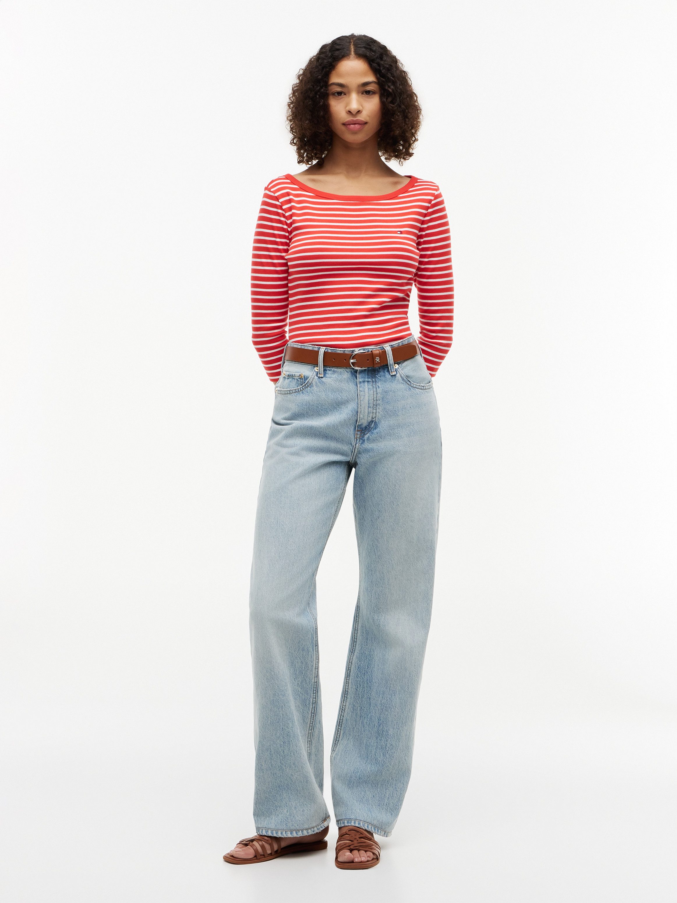 Tommy Hilfiger 3/4-Arm-Shirt CODY BOAT-NK 3/4 SLV TEE Baumwolle – Bild 4 von 5