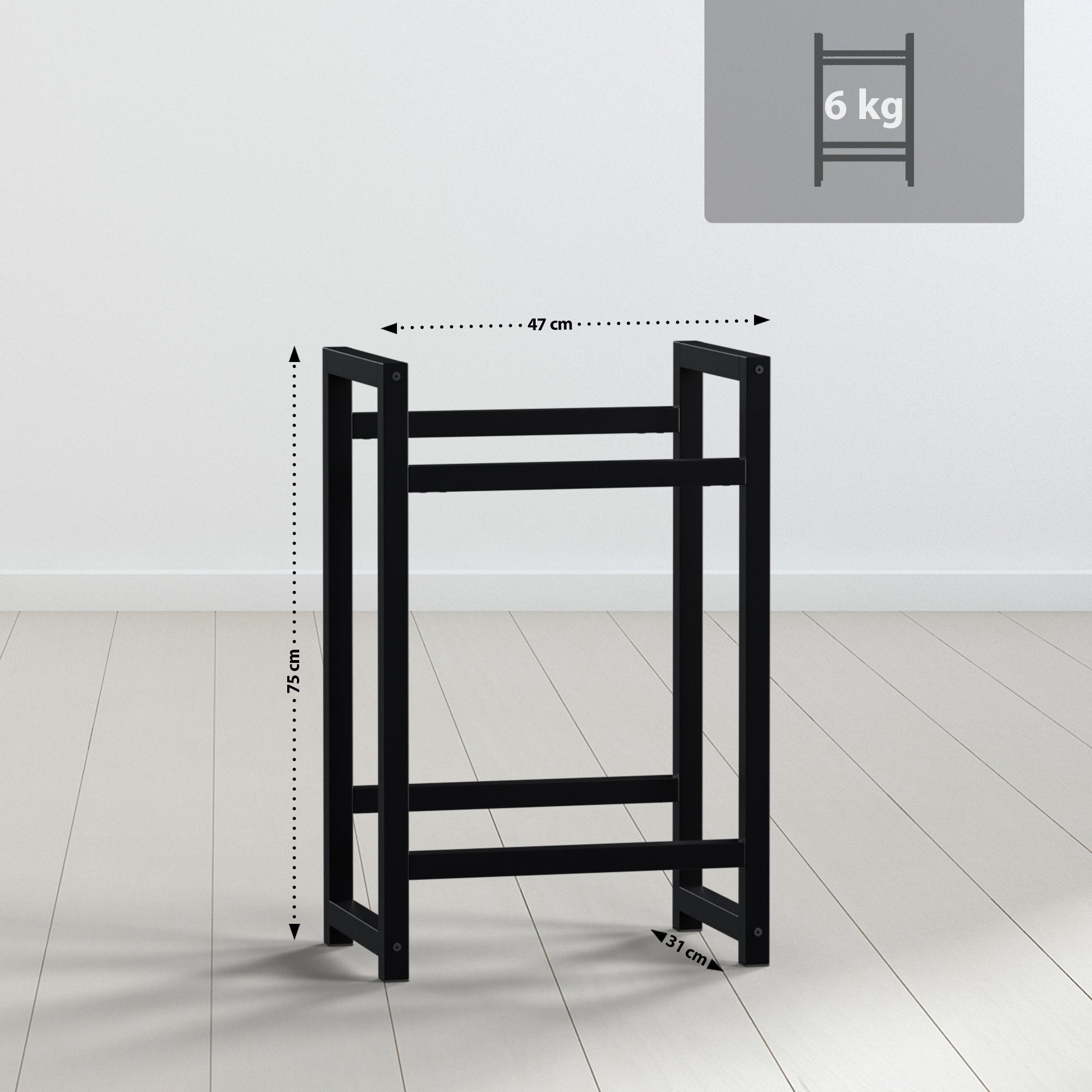 CLP Standregal Stack, Getränkekistenständer aus stabilem günstig online kaufen