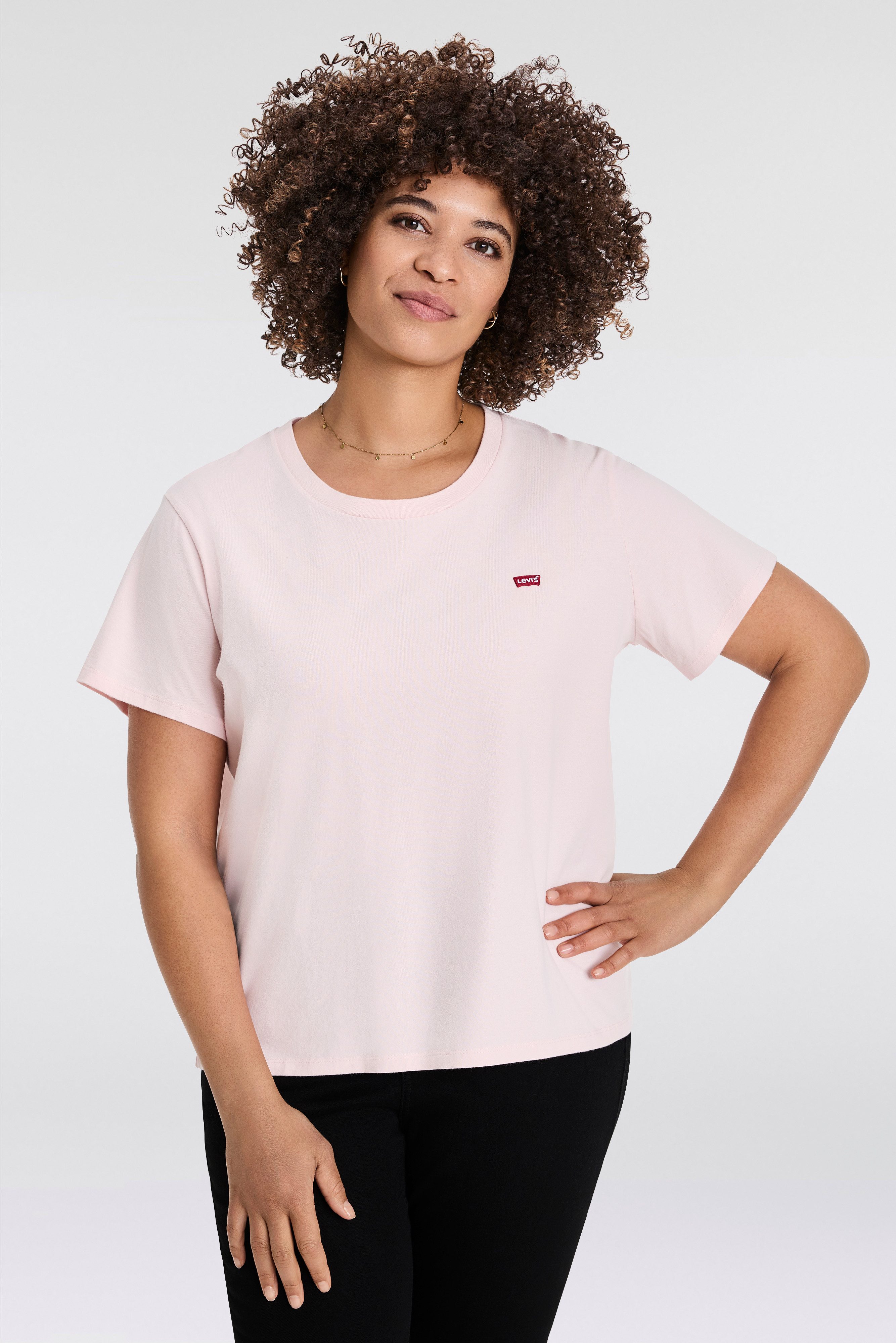 Levi's® Plus T-Shirt PL THE PERFECT mit Logo-Stickerei günstig online kaufen