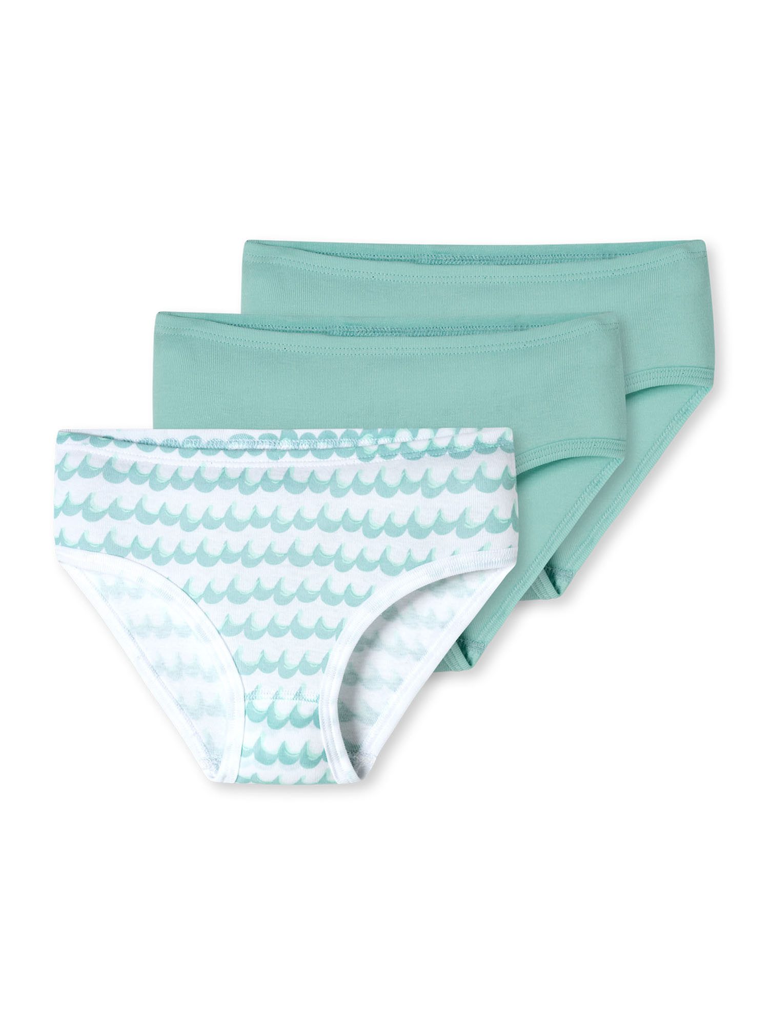 Schiesser Hüftslip Fine Rib (3-St) Hüft‑Slip, Low Rise Slip, Low Waist Slip