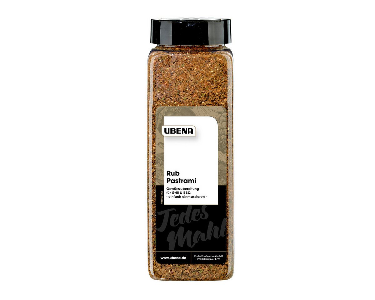 UBENA Gewürz, Ubena Pastrami Rub Gewürzzubereitung aromatisch und pikant 580g